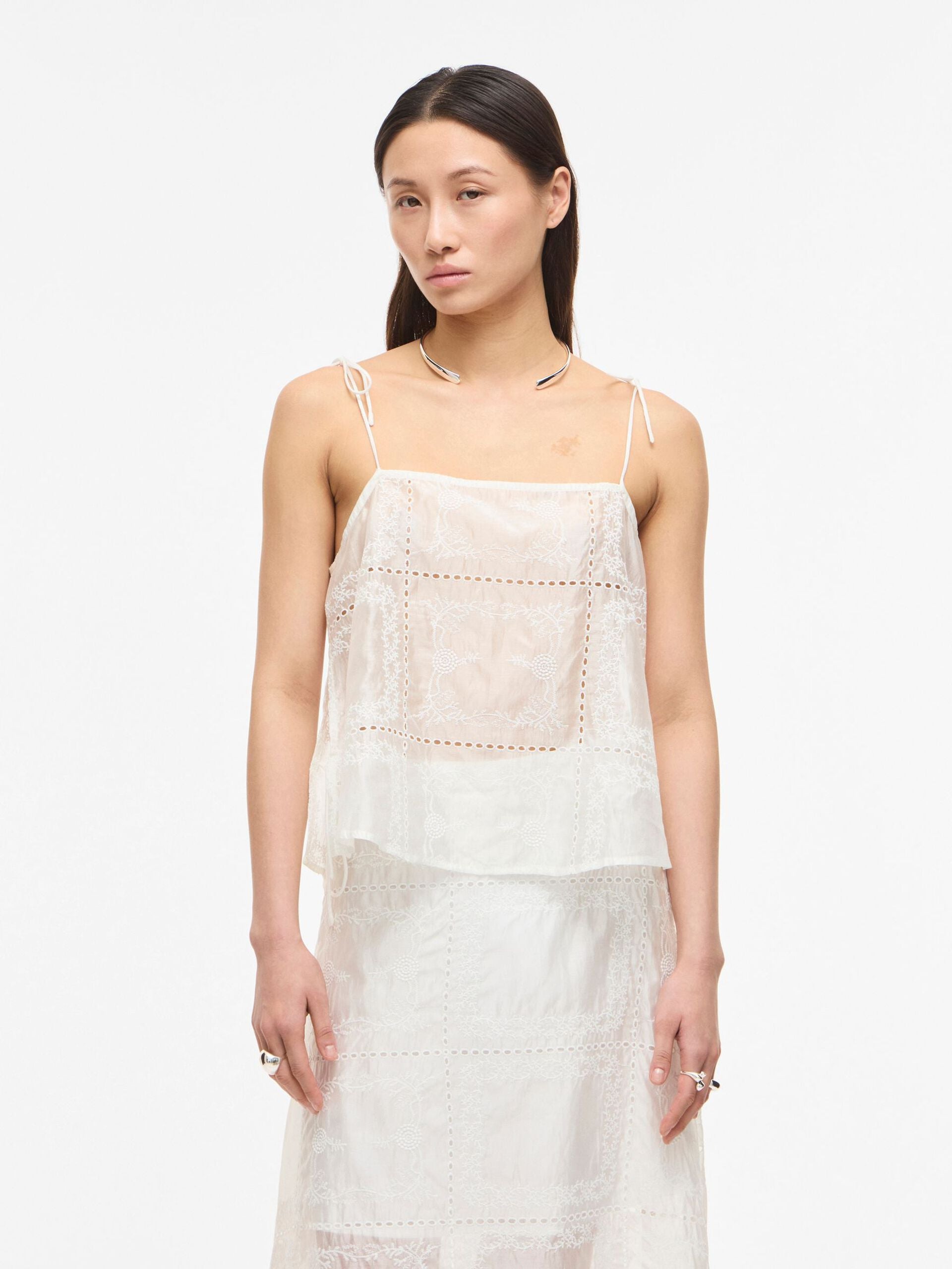 ROUGE EDIT Top "Luca" cloud dancer