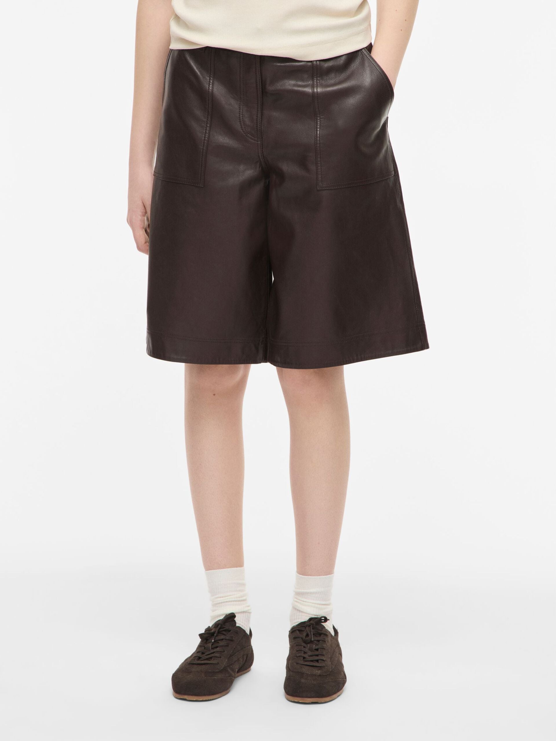 ROUGE EDIT Shorts "Susie" seal brown