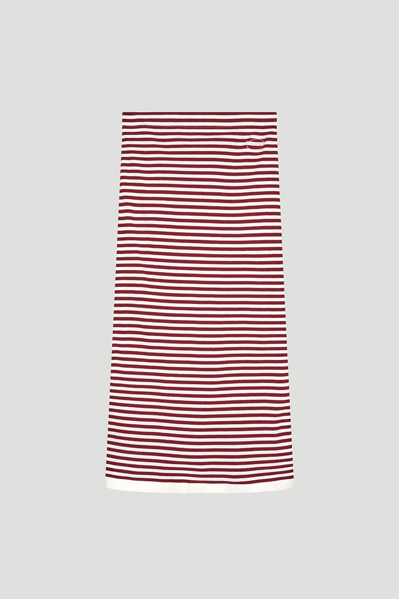 OH APRIL Skirt "Lior" striped cherrywood
