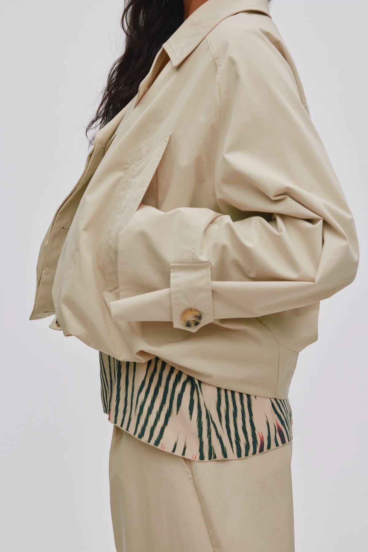 RABENS SALONER Jacket "Tilla" sand