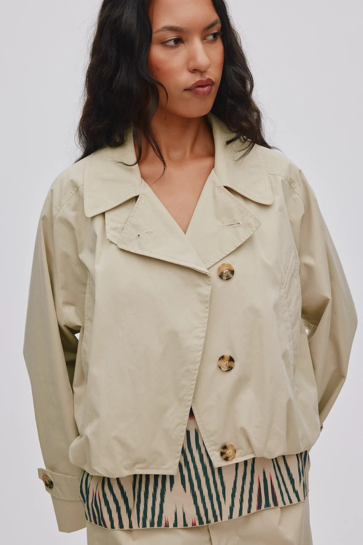 RABENS SALONER Jacket "Tilla" sand