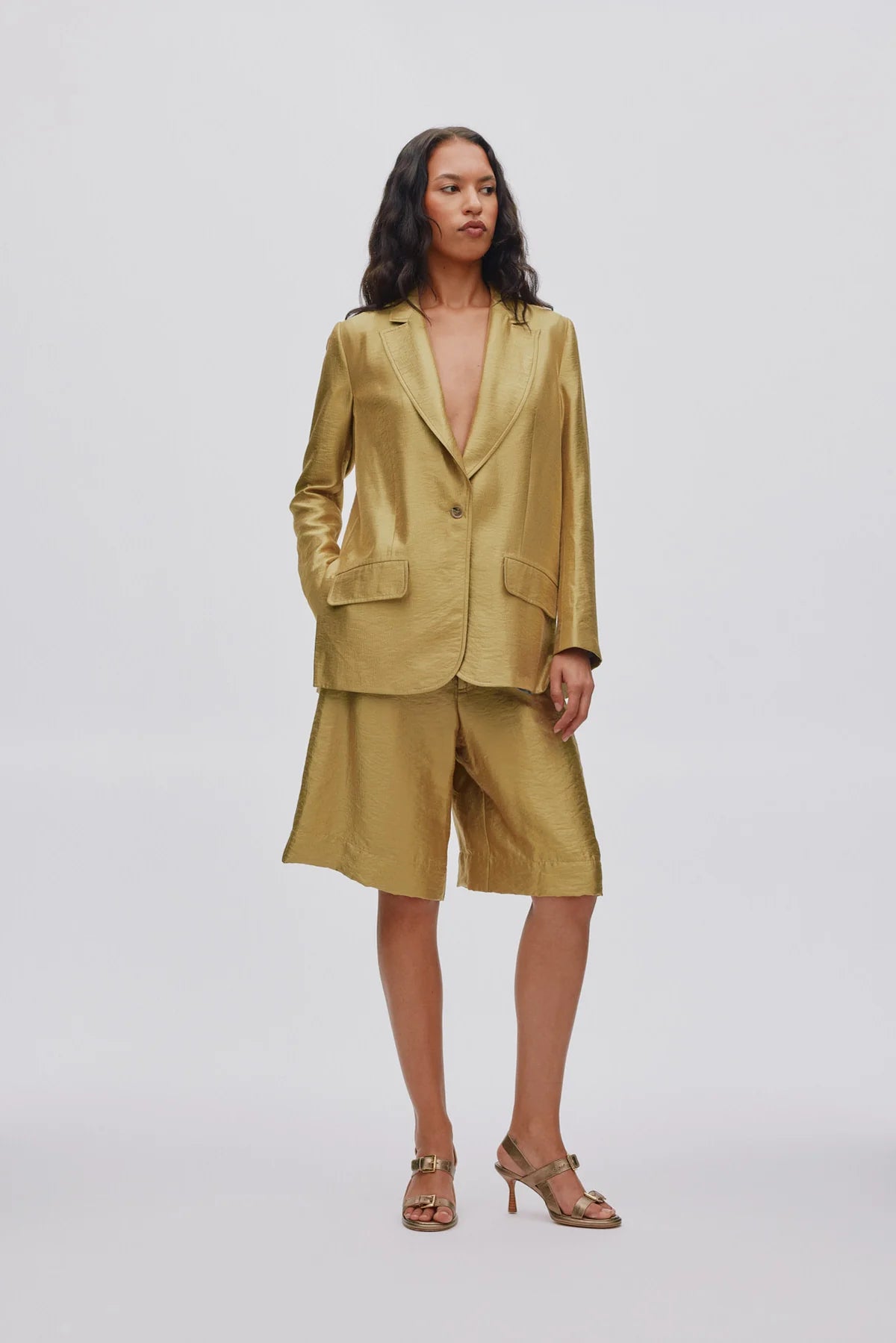 RABENS SALONER Shorts "Feliza" gold