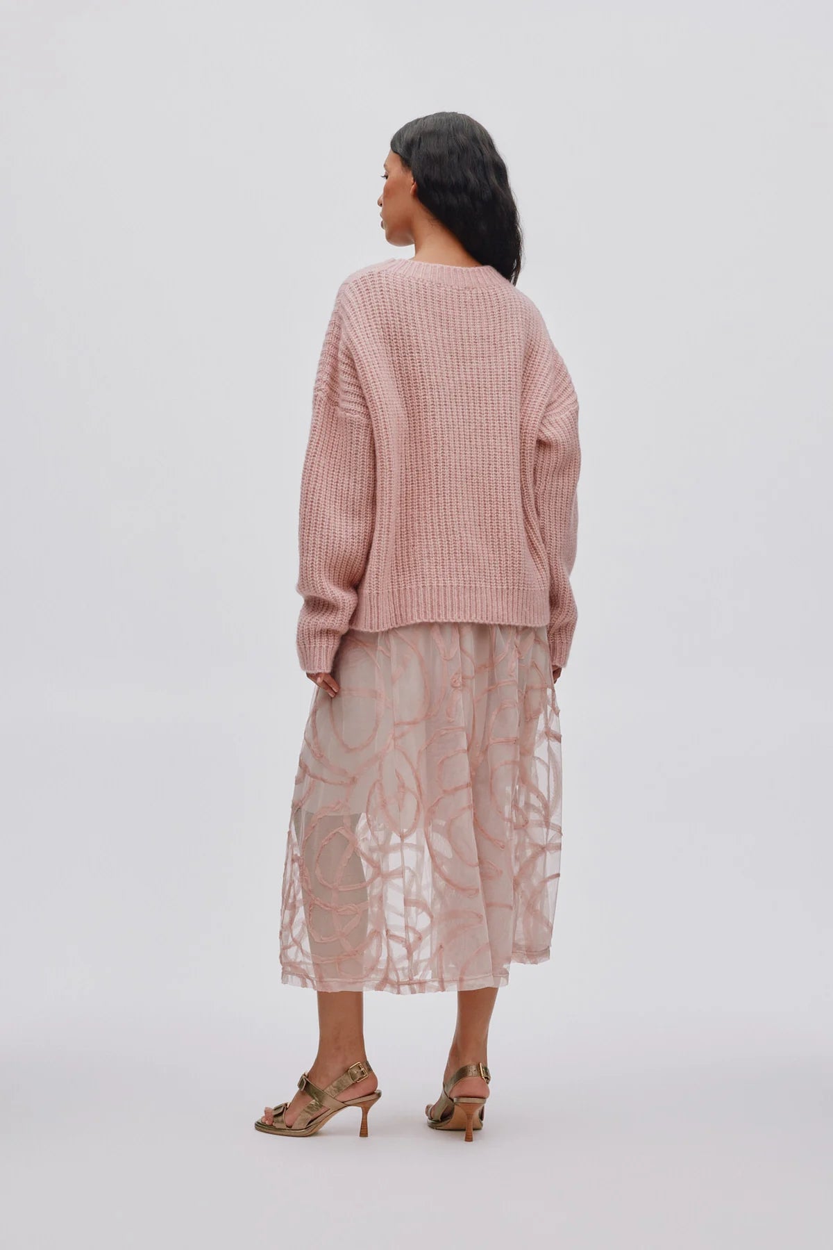 RABENS SALONER Skirt "Silke" blush