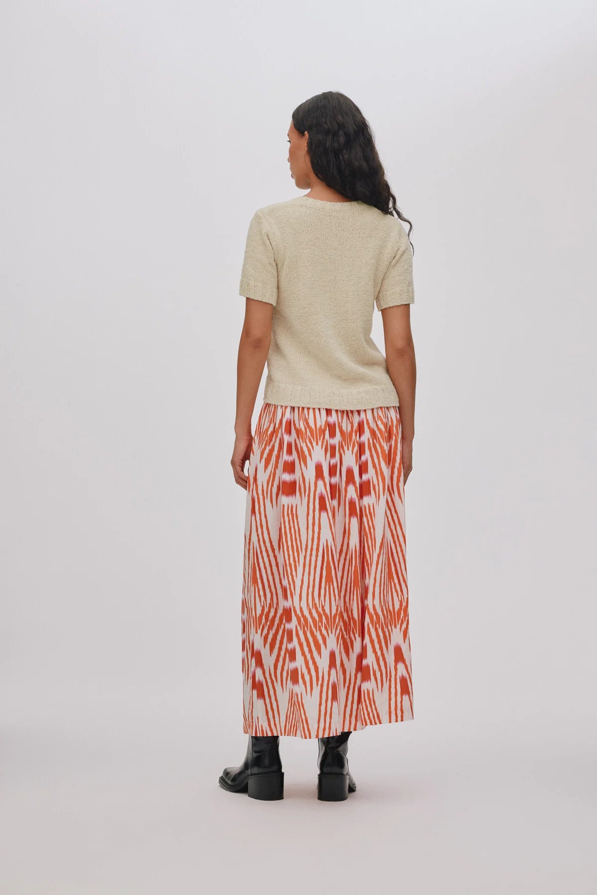 RABENS SALONER Skirt "Almas" mandarine
