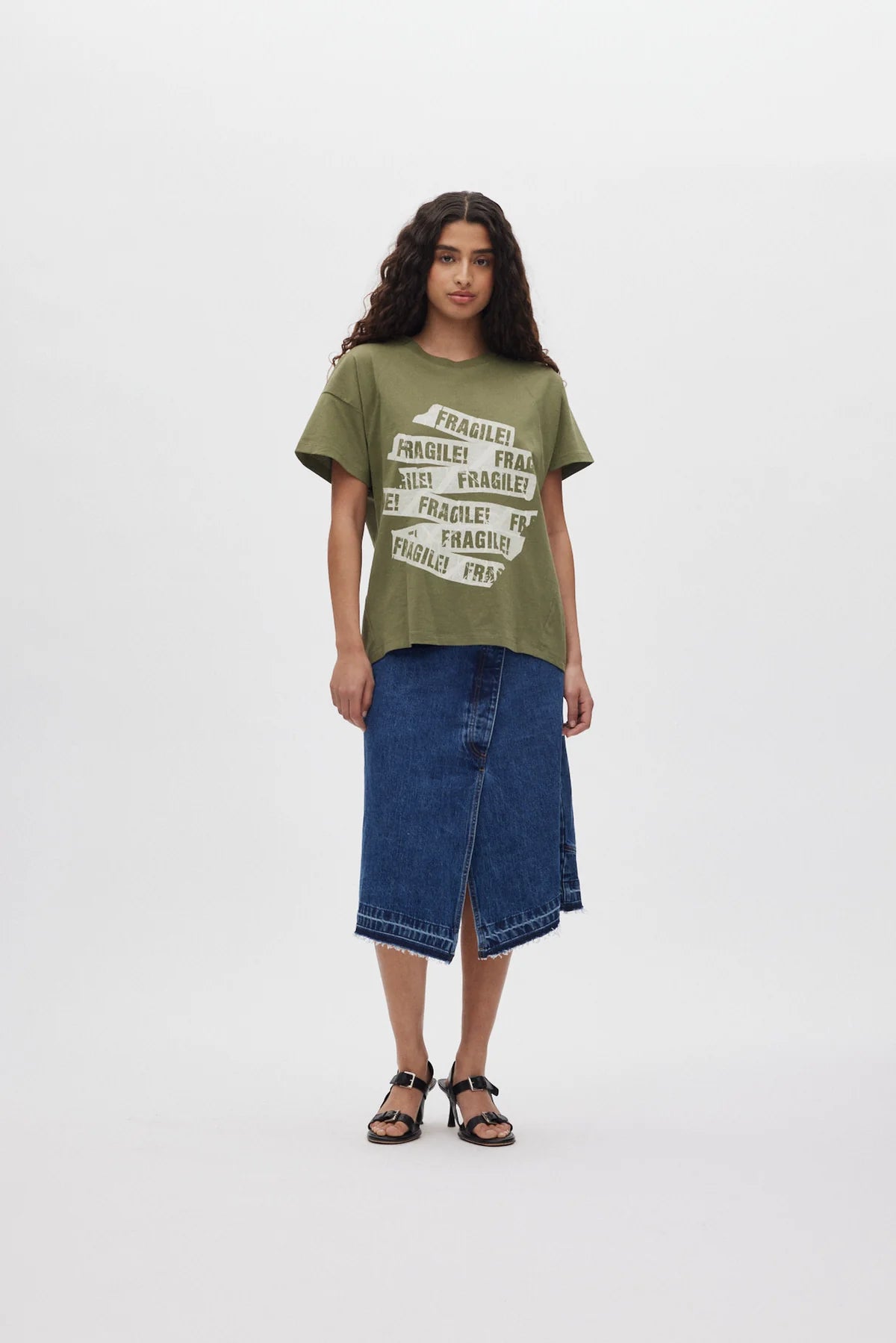 RABENS SALONER Skirt "Nicka" dark indigo