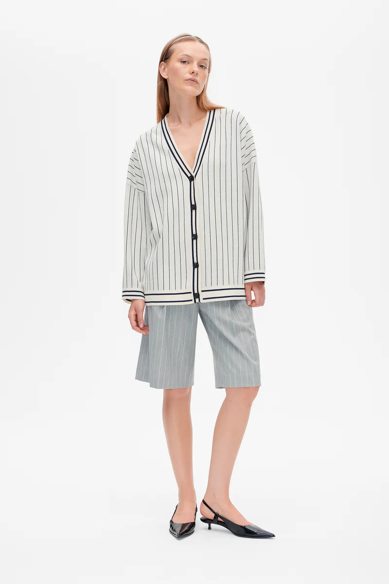 Baum & Pferdgarten Cardigan navy stripes