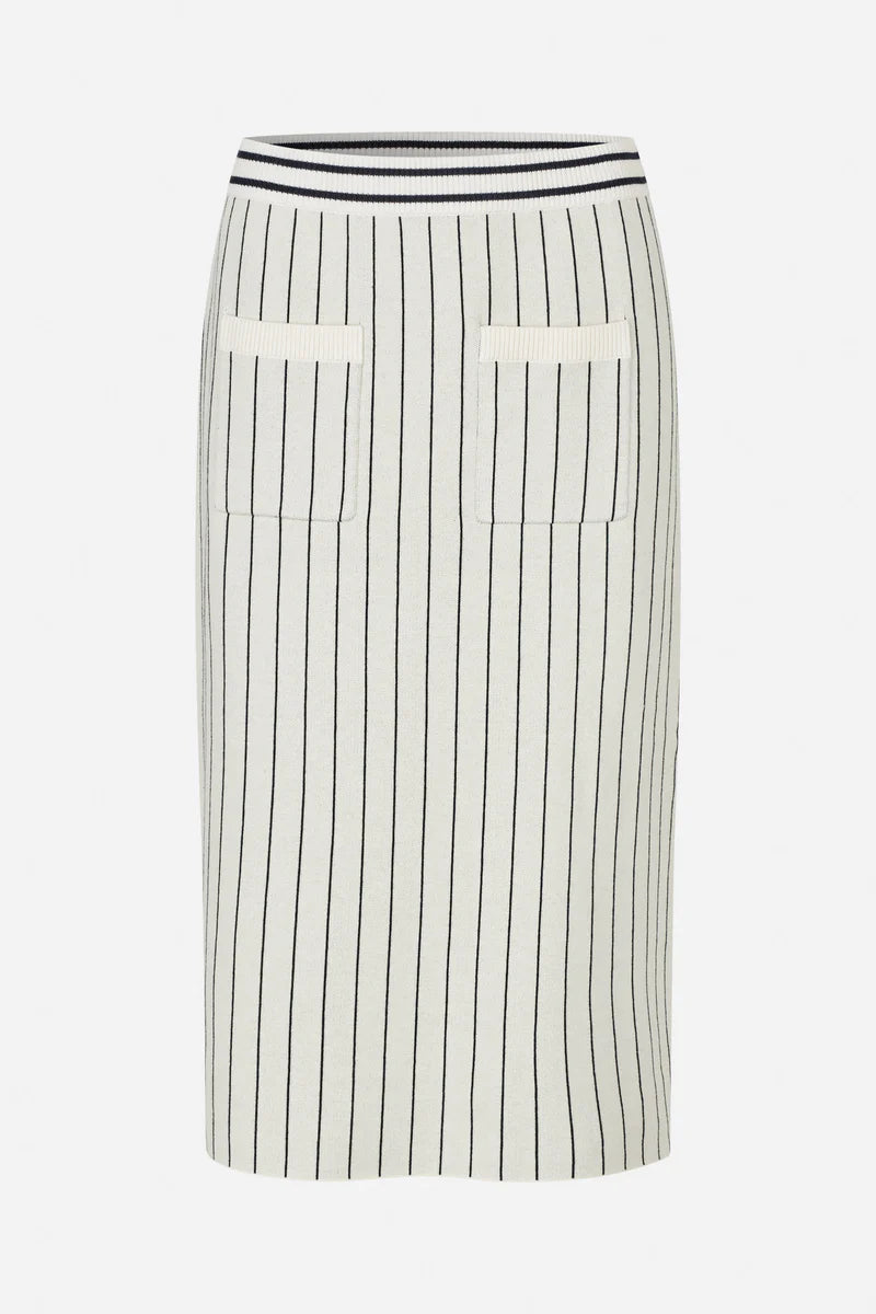 Baum & Pferdgarten Skirt Celie creme navy stripe