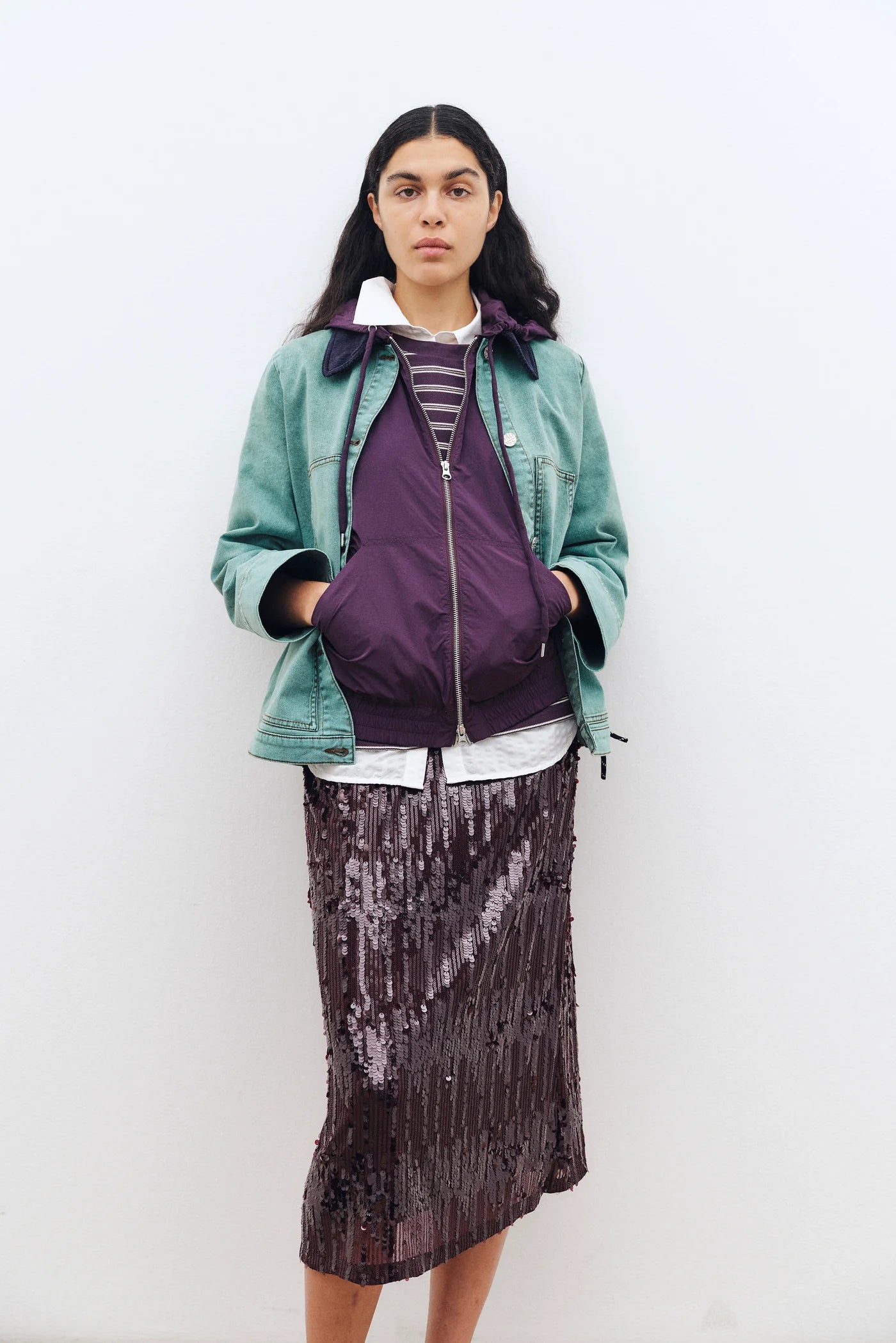 Baum & Pferdgarten Skirt "Jaino" plum