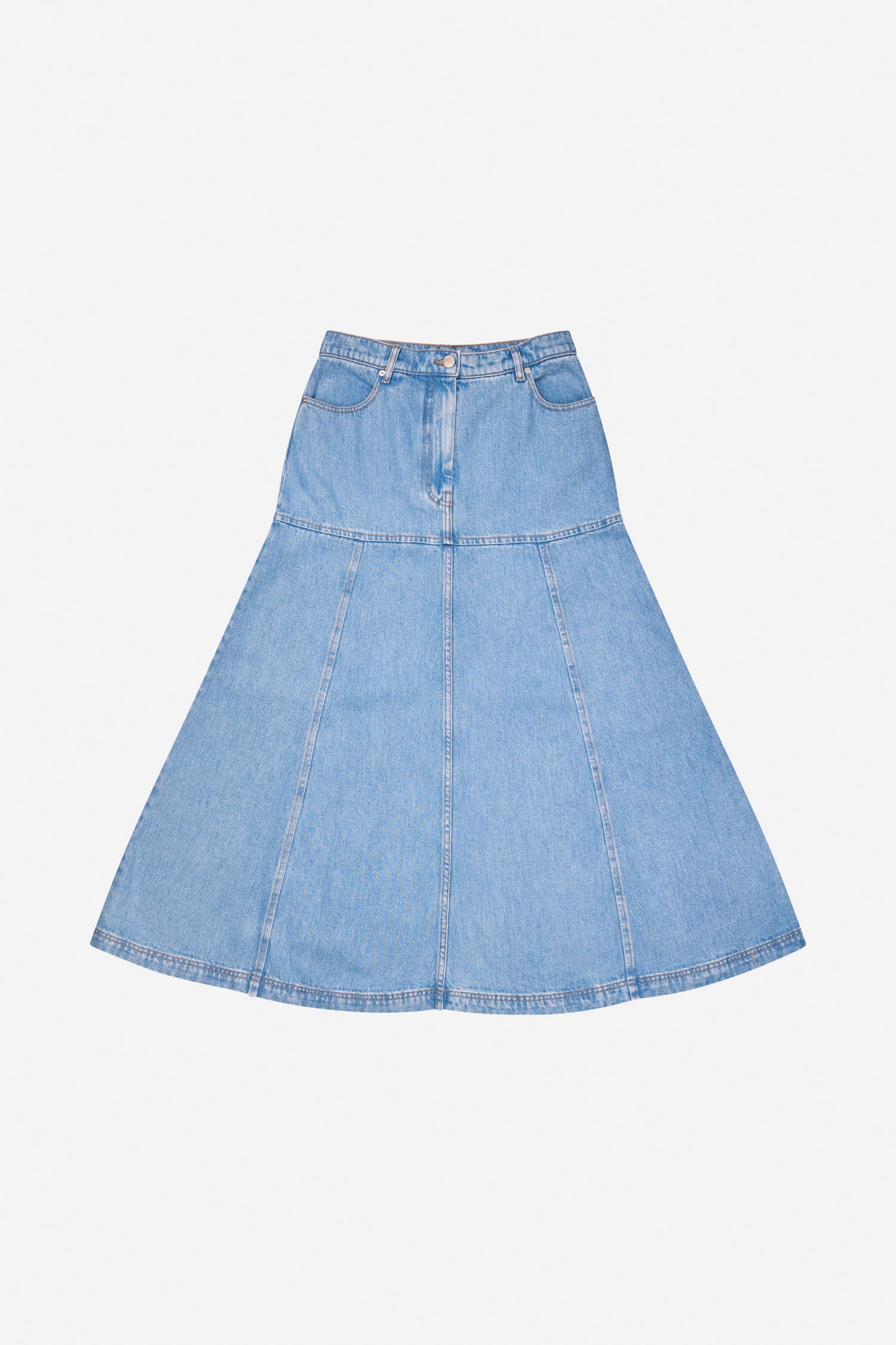 MUNTHE Skirt "Tuxya" light blue