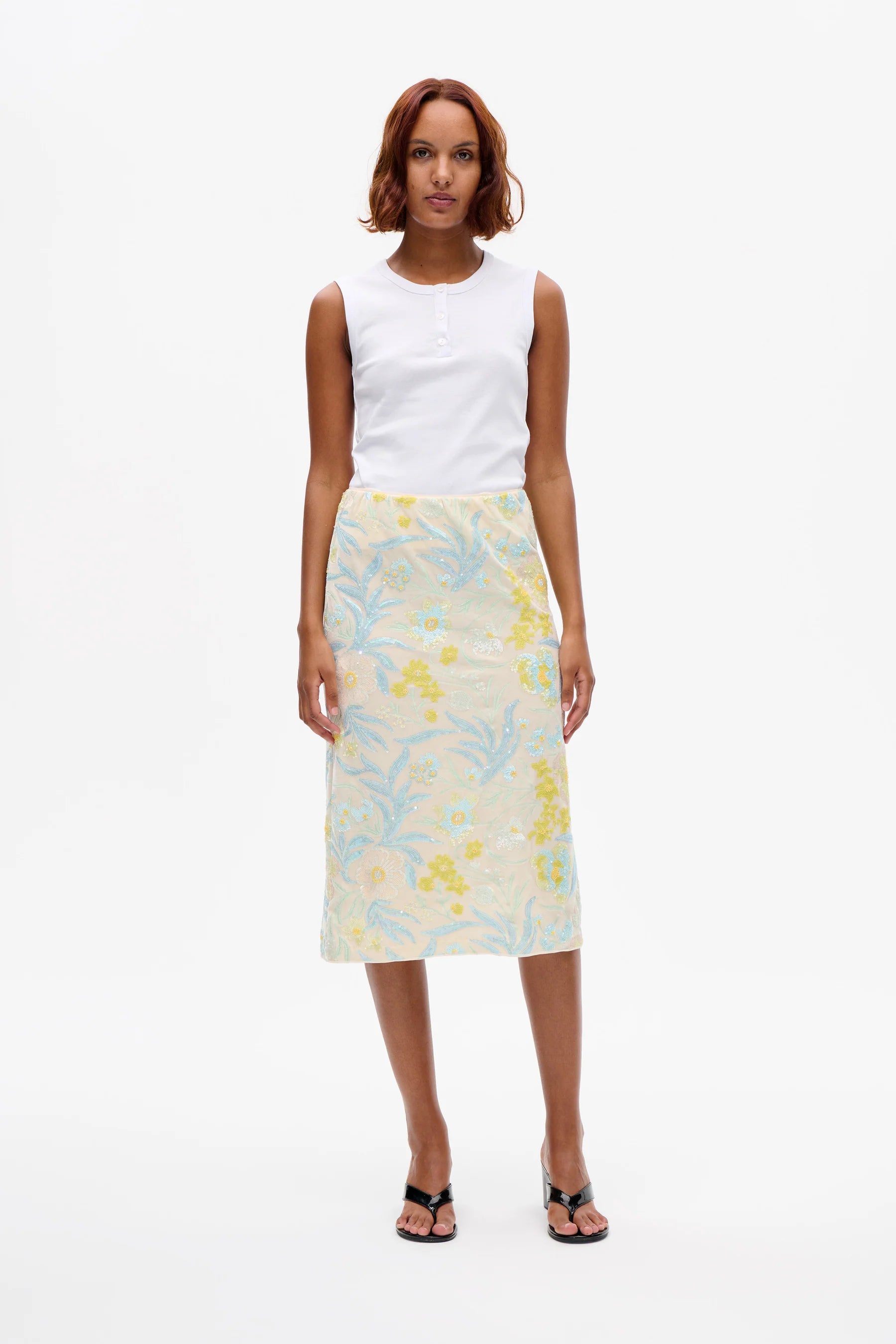 BAUM & PFERDGARTEN Skirt "Jolette" pastel sequins flower