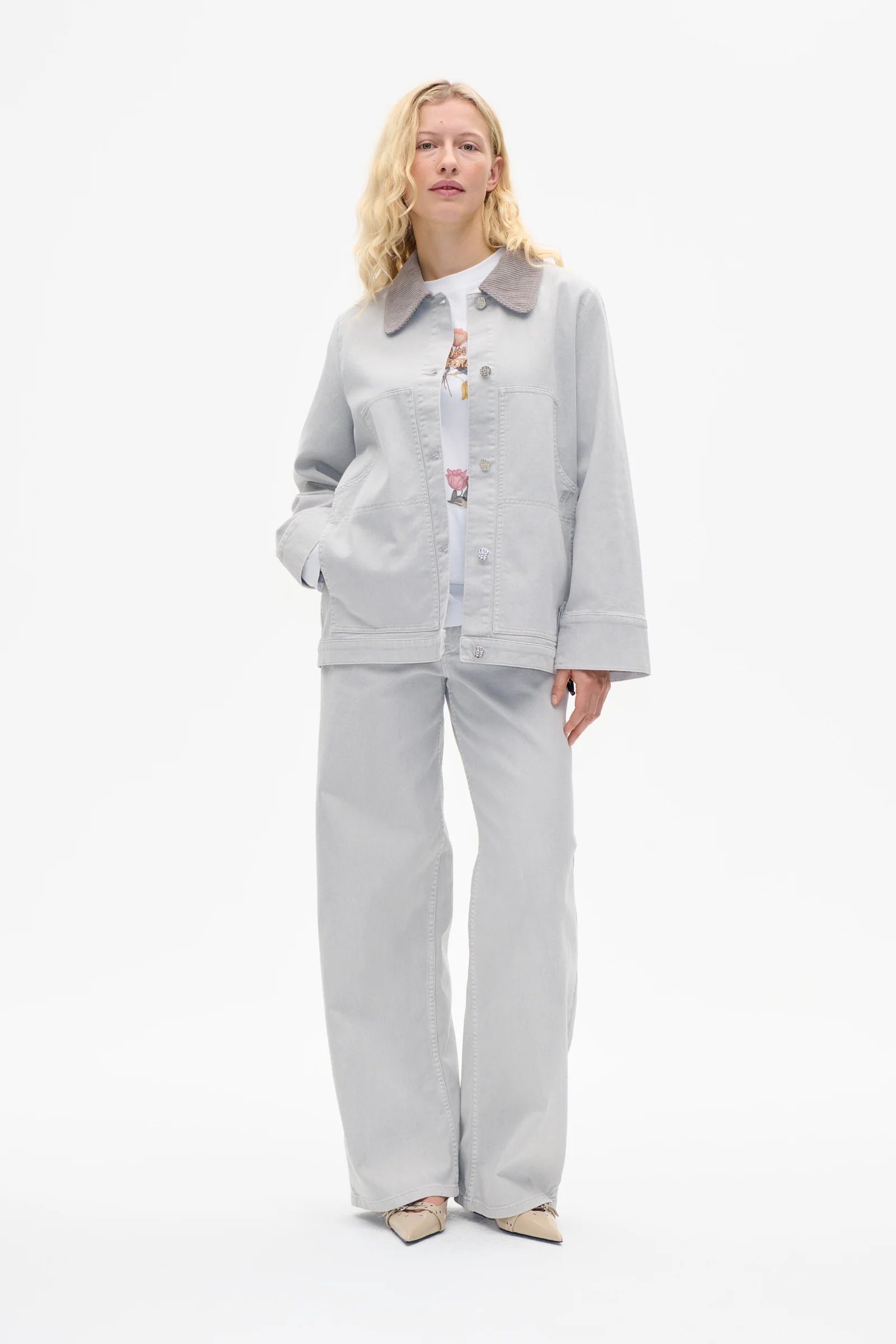 BAUM & PFERDGARTEN Jacket "Benilda" opal gray
