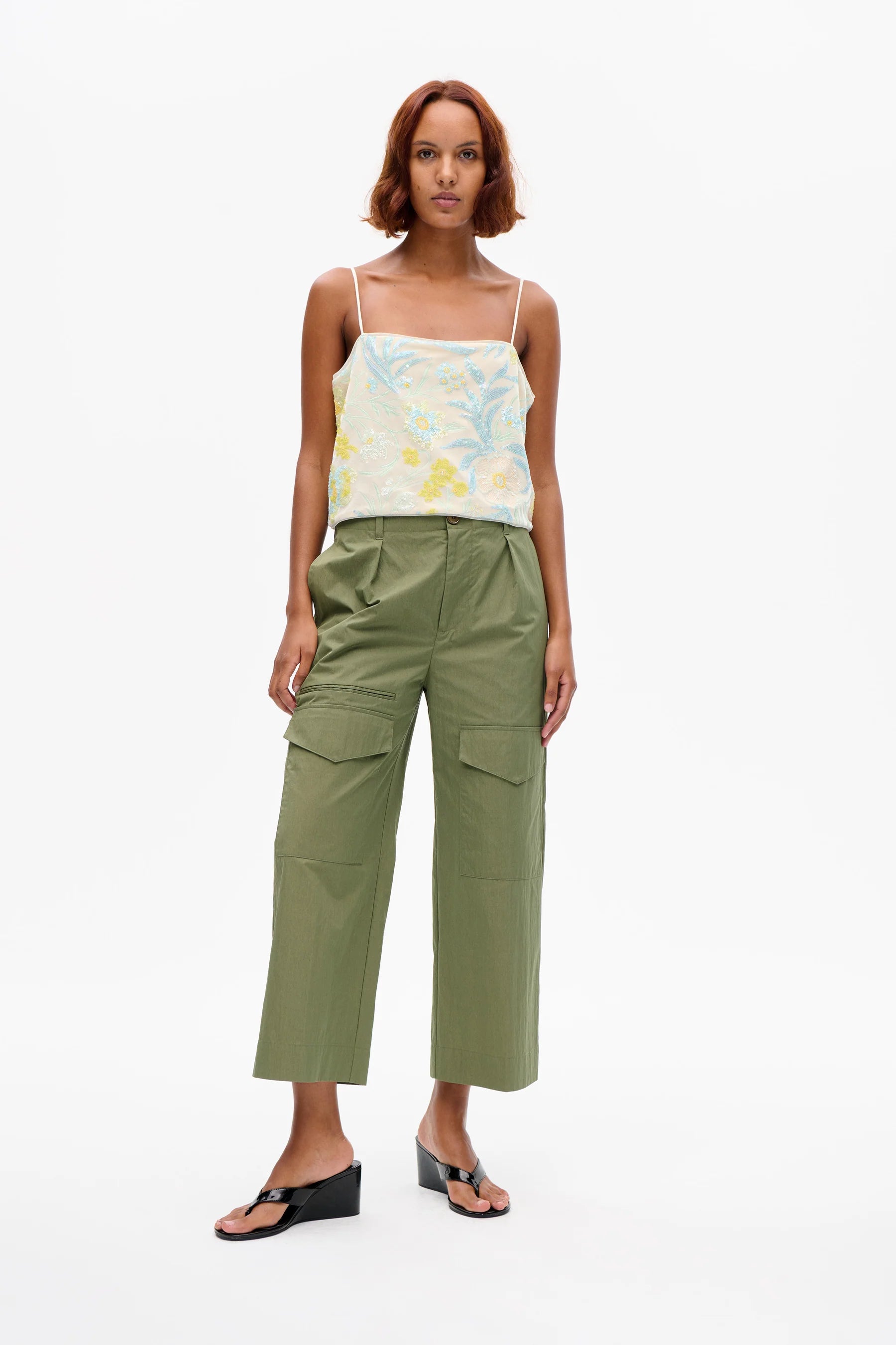 BAUM & PFERDGARTEN Top "Jovana" pastel sequins flower