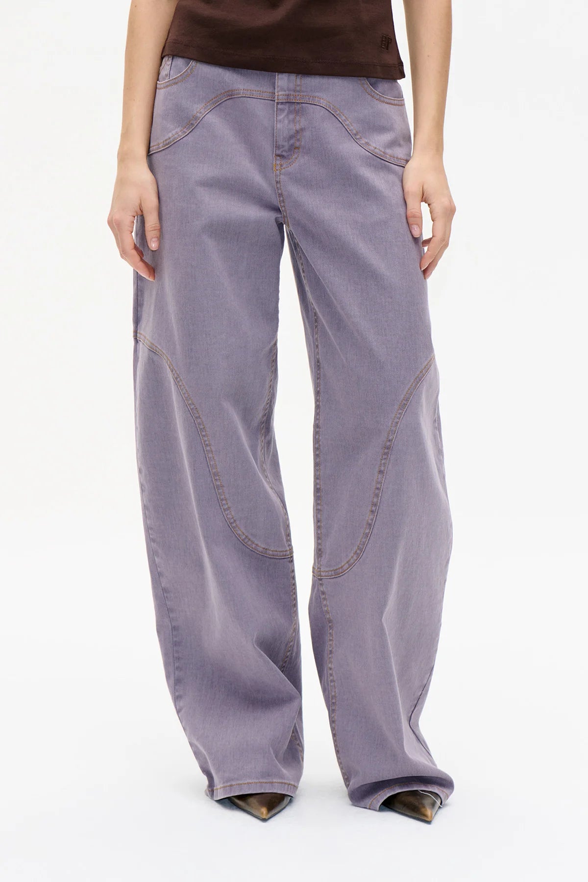 BAUM & PFERDGARTEN Jeans "Napoleon" dusty grey lilac