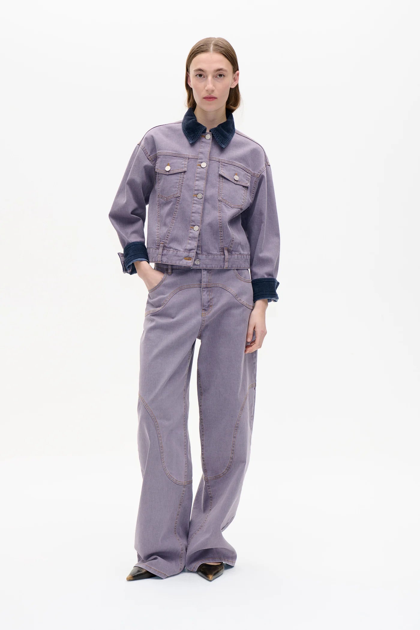 BAUM & PFERDGARTEN Jacket "Bille" dusty grey lilac