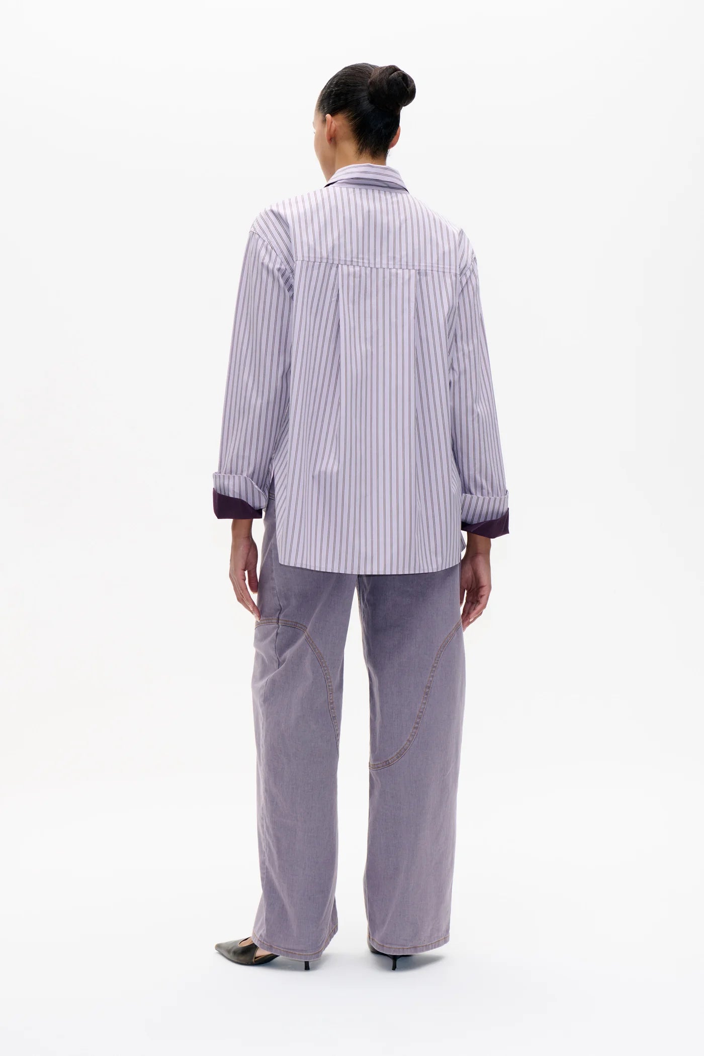 BAUM & PFERDGARTEN Shirt "Melinda" thistle grey stripe