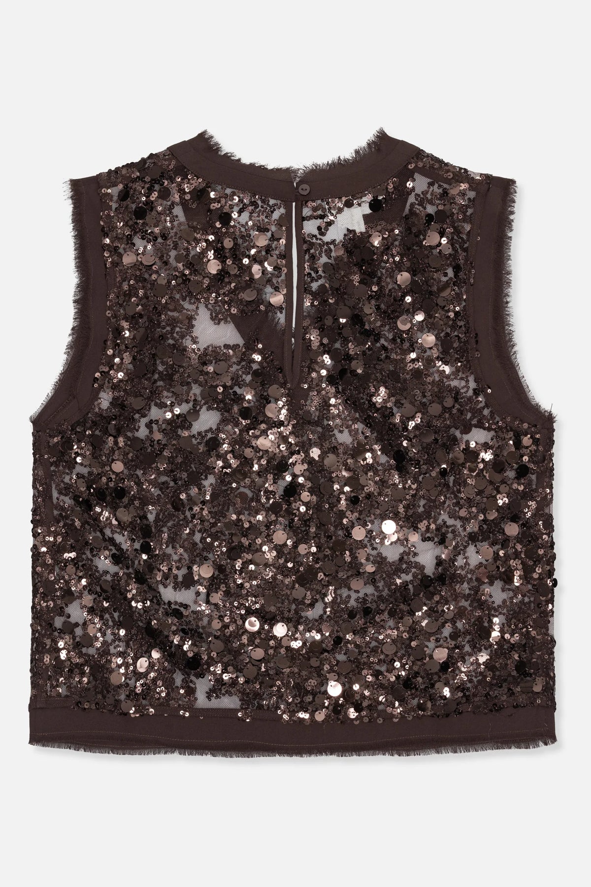 BAUM & PFERDGARTEN Top "Manire" coffee bean brown