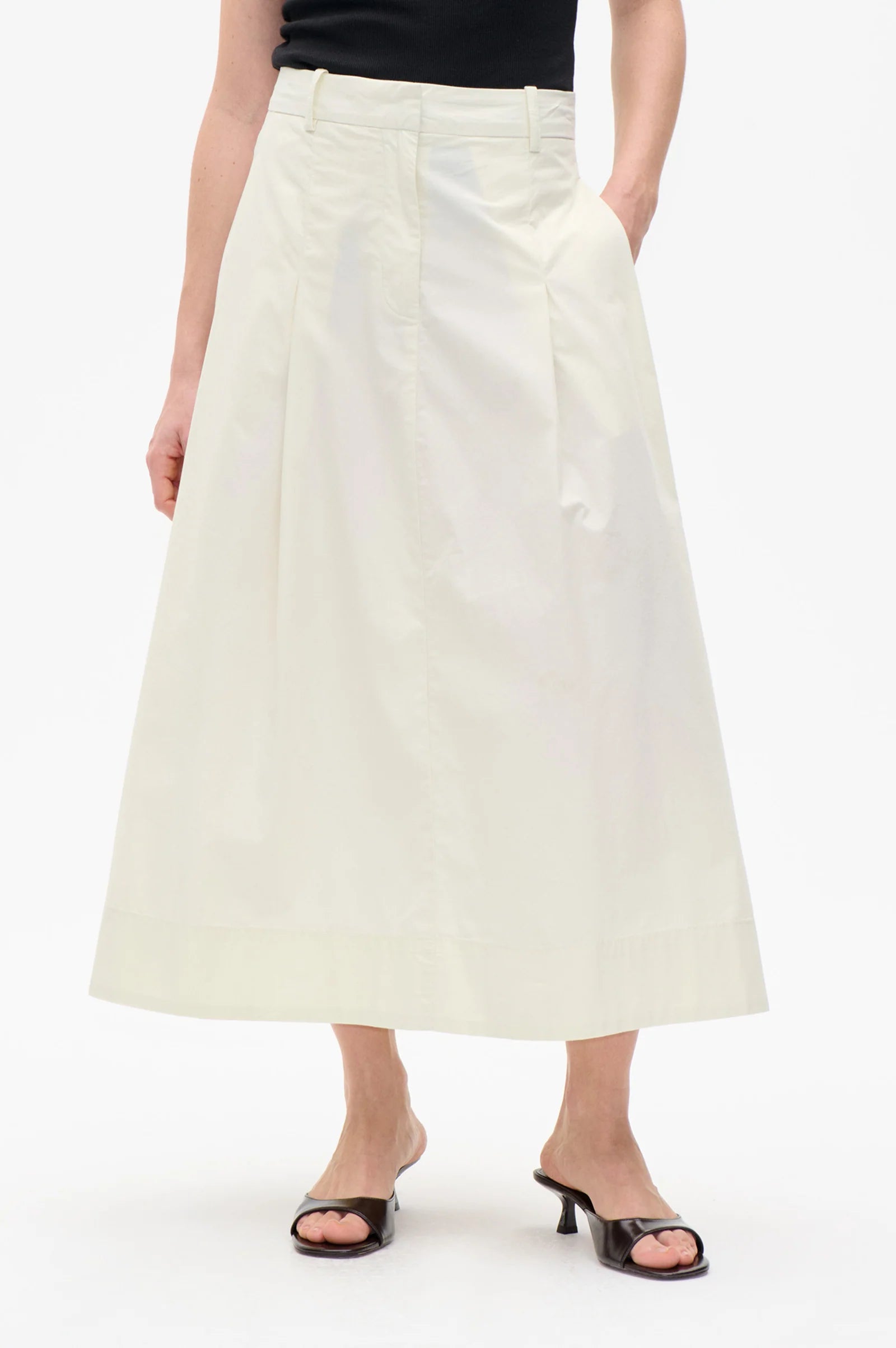 BAUM & PFERDGARTEN Skirt "Sabrinna" light grey