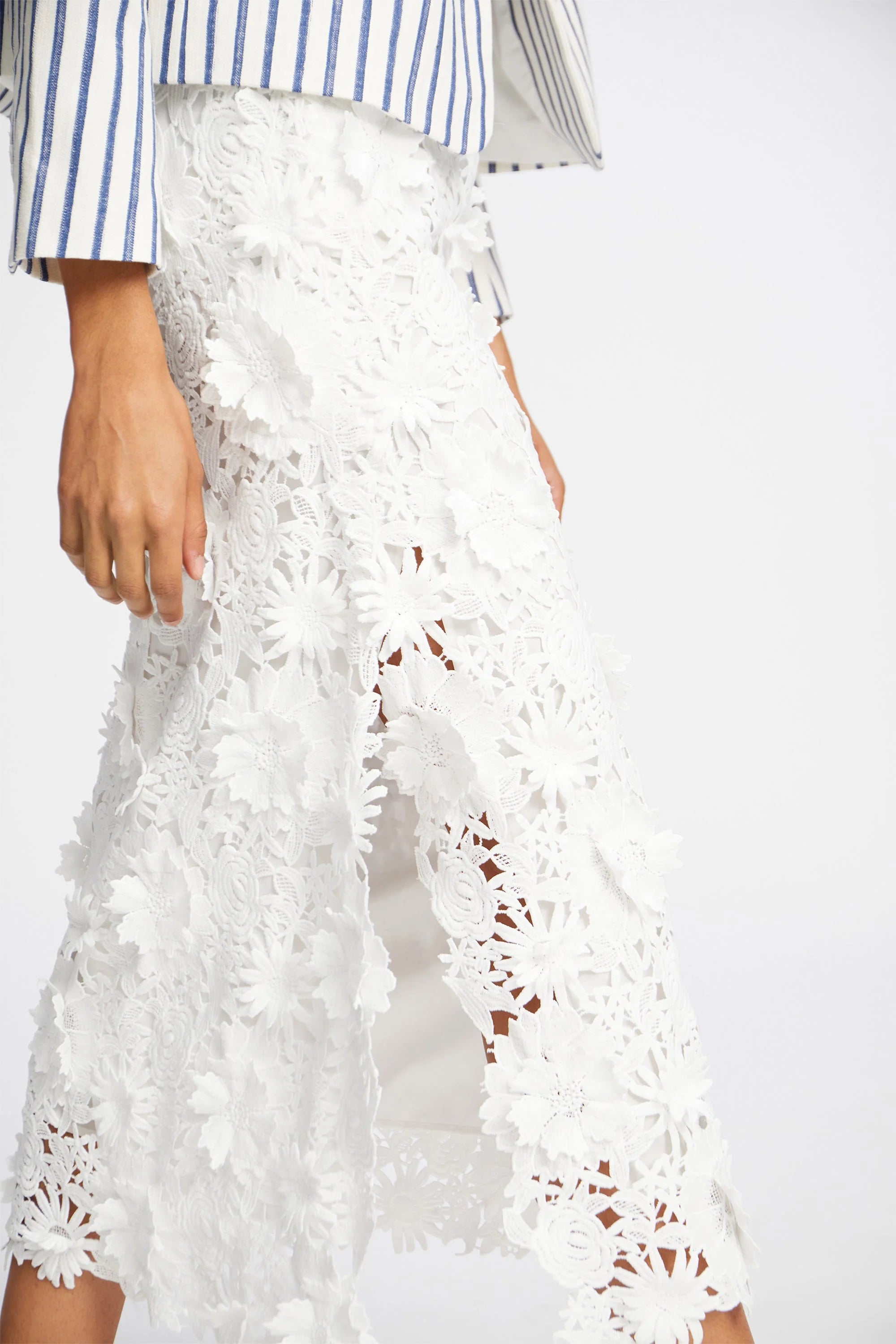 MUNTHE skirt "Pomi" white