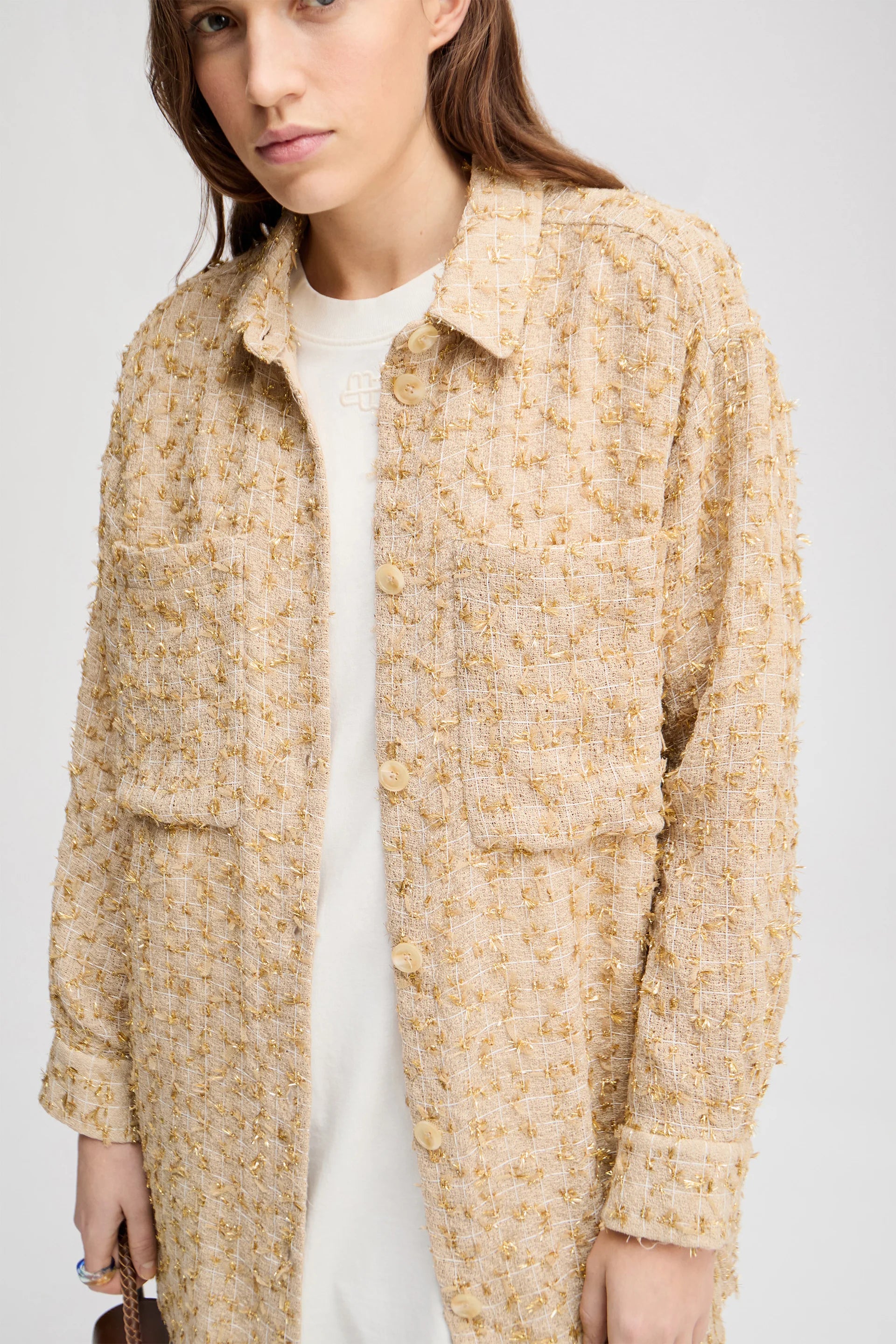 MUNTHE Shirt "Lucuma" gold