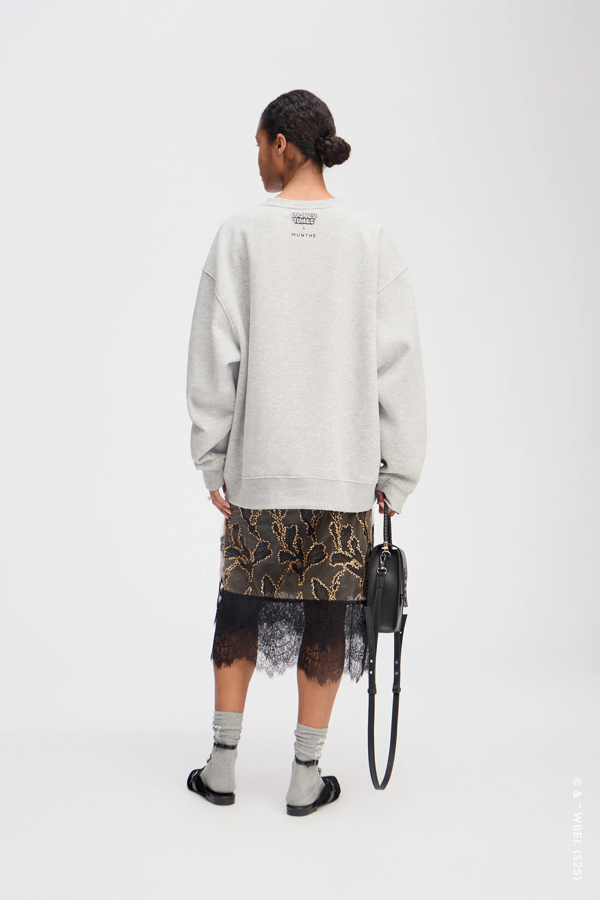 MUNTHE sweater "Lami" light grey