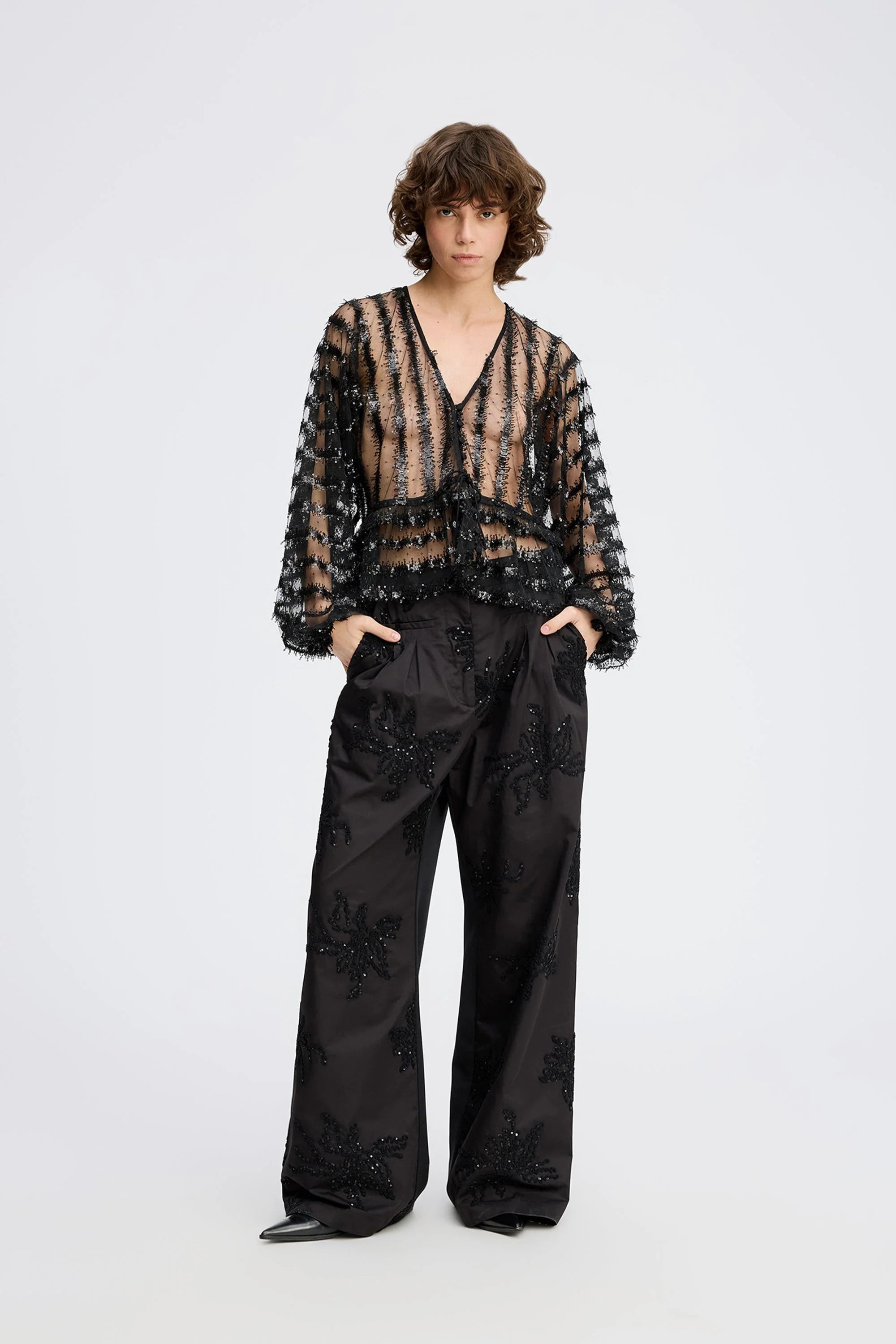 MUNTHE Blouse "Remona" black