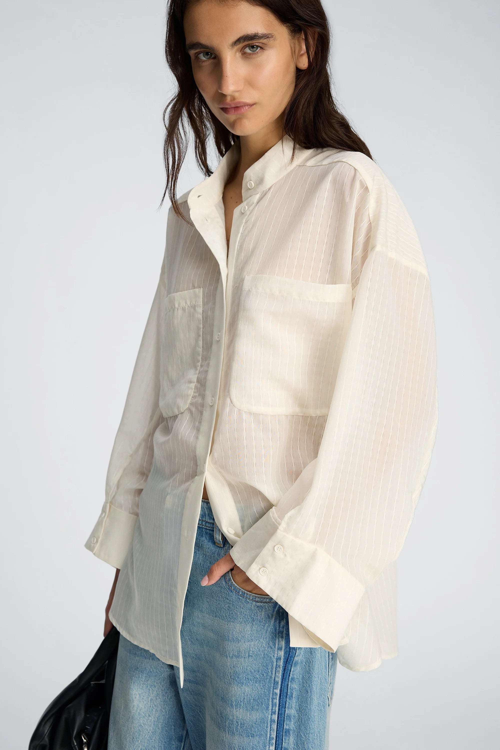 MUNTHE Shirt "Fortunato" creme