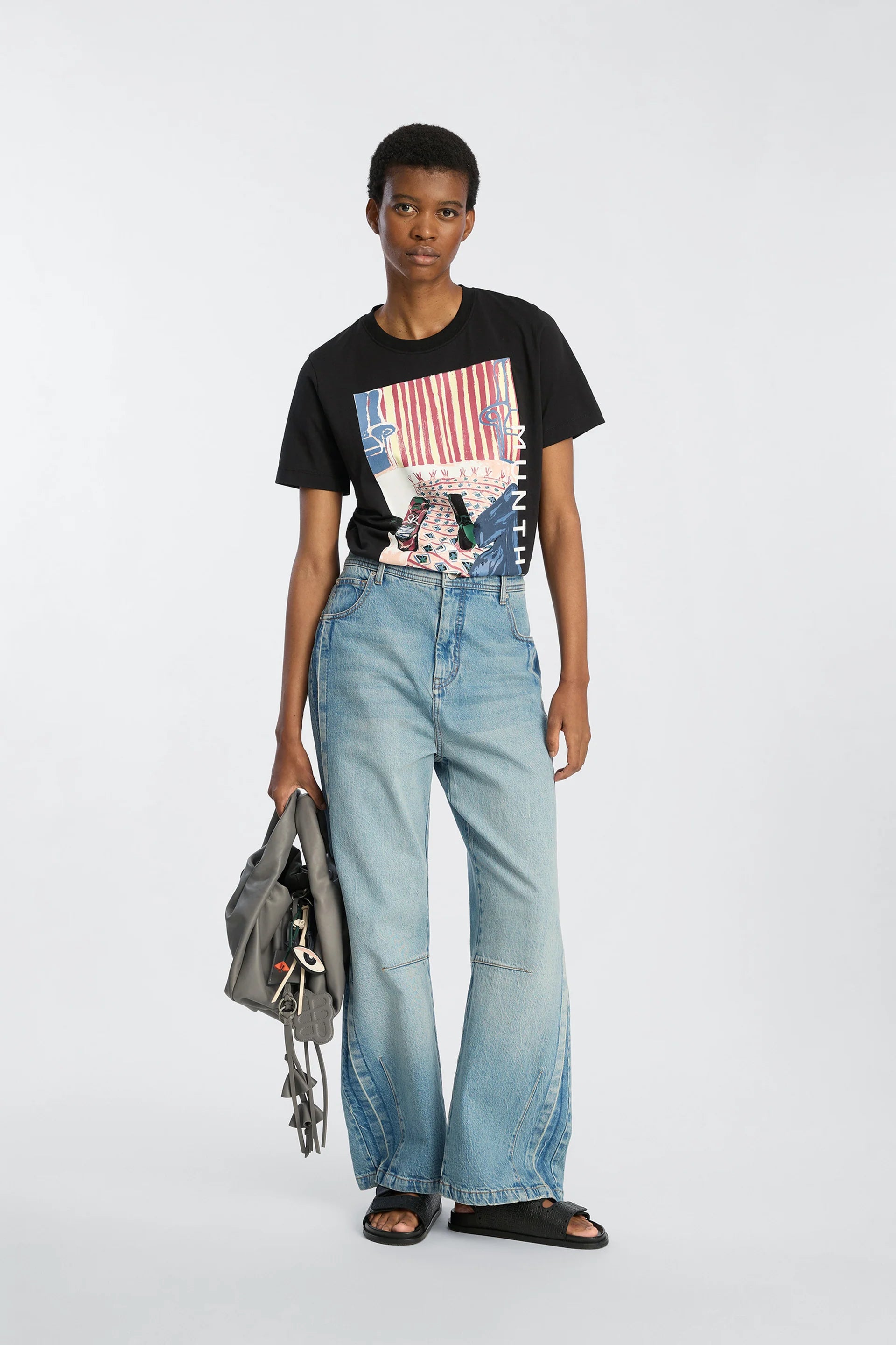 MUNTHE T-Shirt "Ballon" black