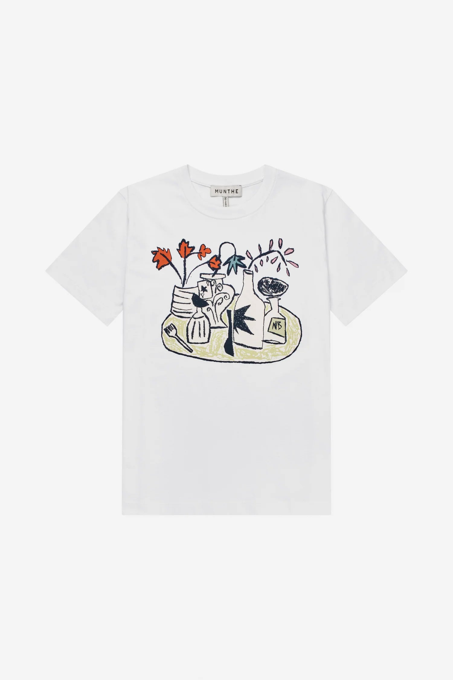 MUNTHE T-Shirt "Ballon" white
