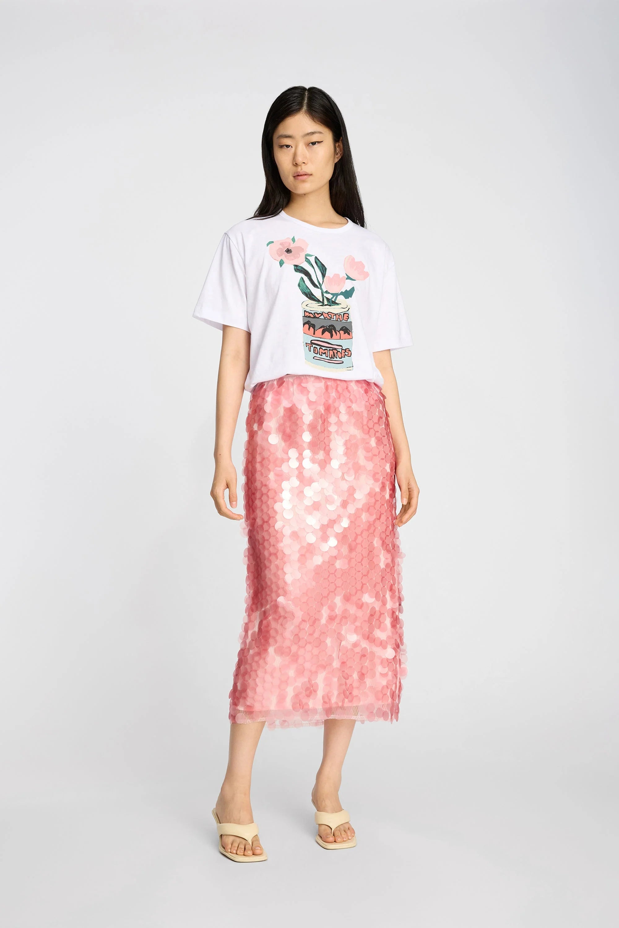 MUNTHE T-Shirt "Balwin" white