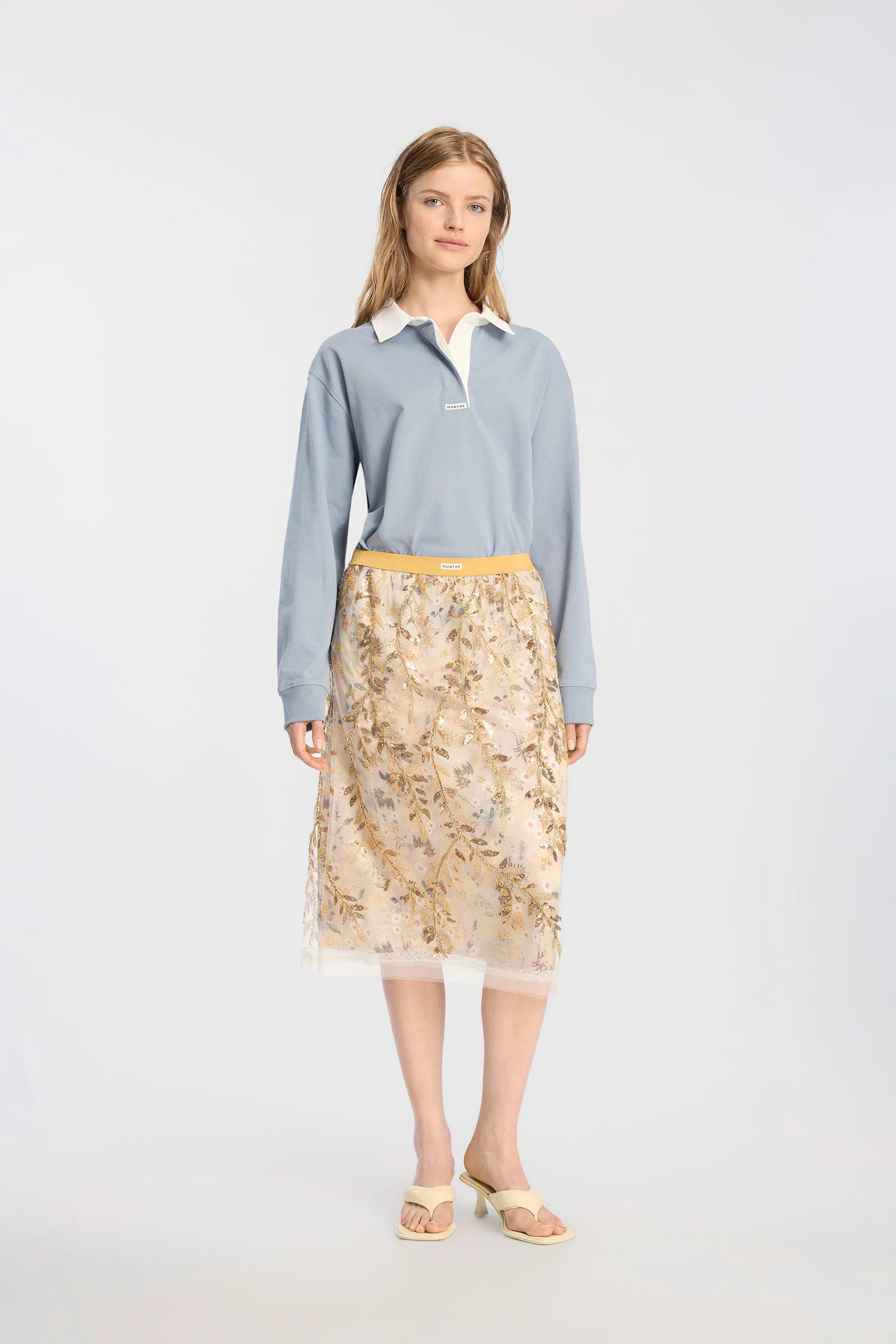 MUNTHE Skirt "Baia" gold