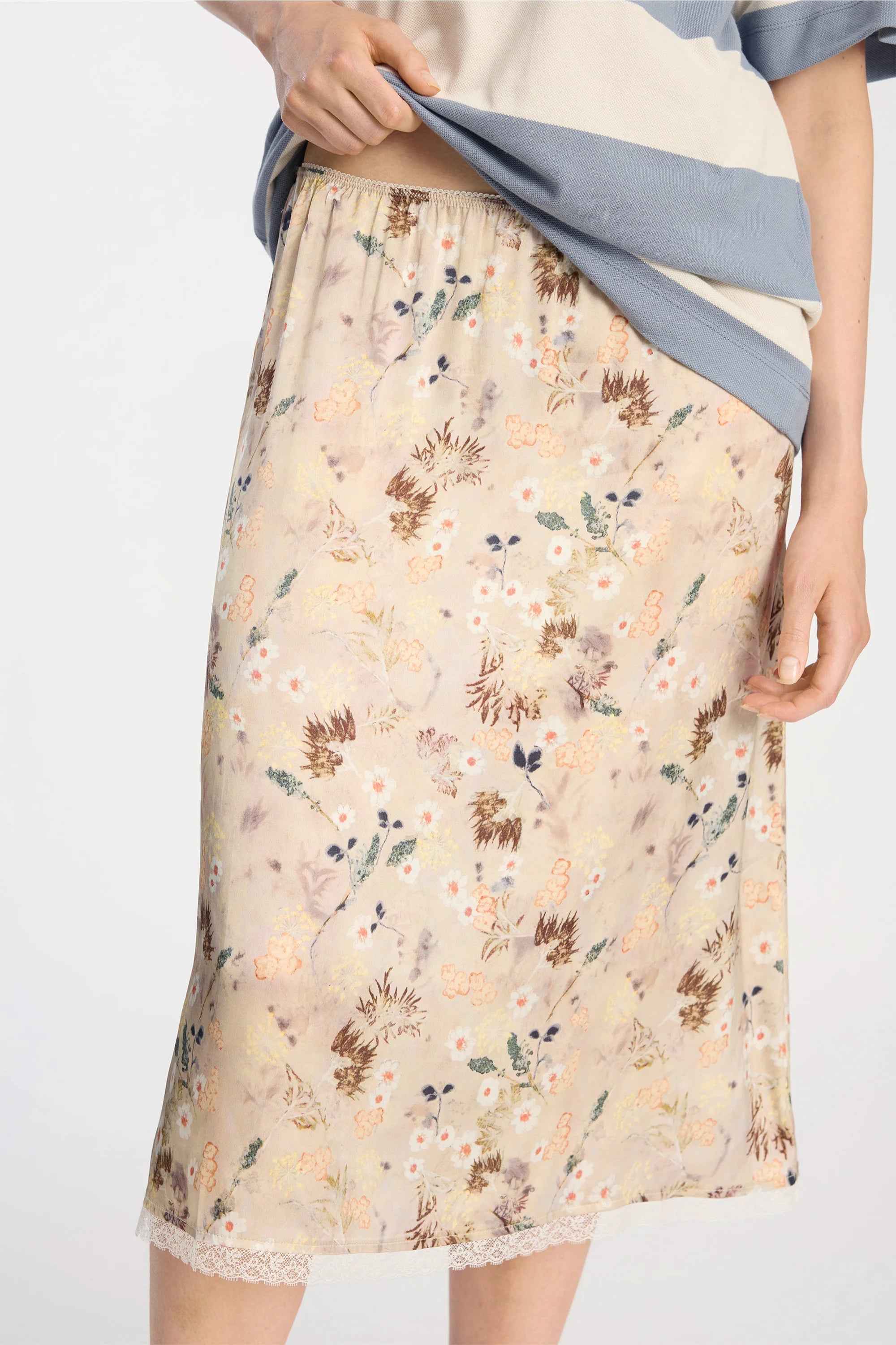 MUNTHE Skirt "Baia" print nature