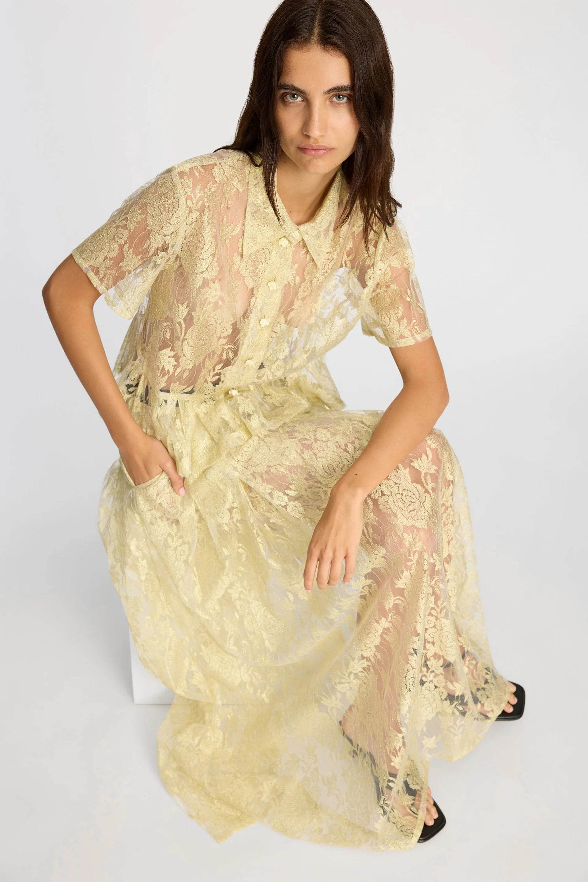 MUNTHE Skirt "Beverly" gold