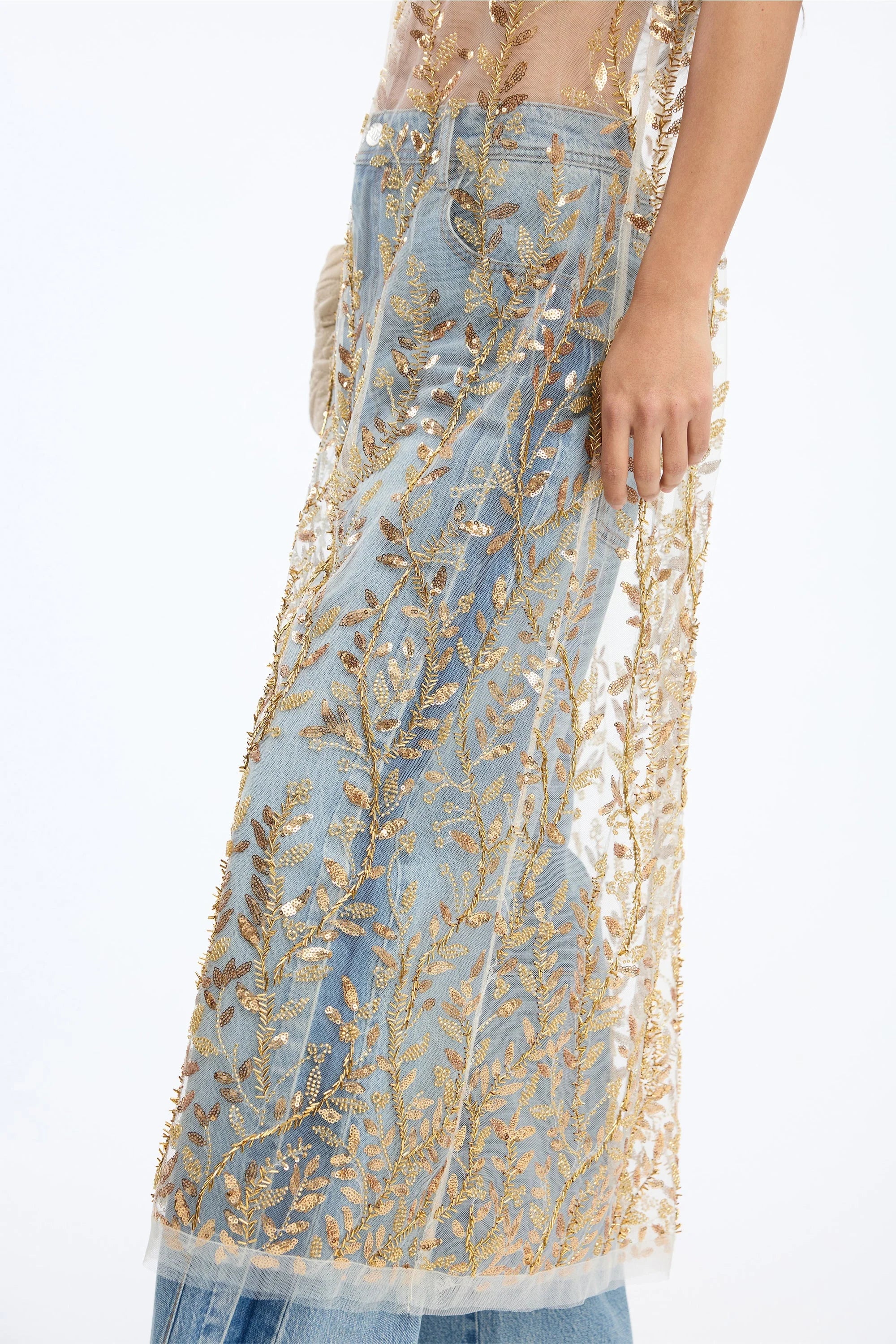 MUNTHE Dress "Barika" gold