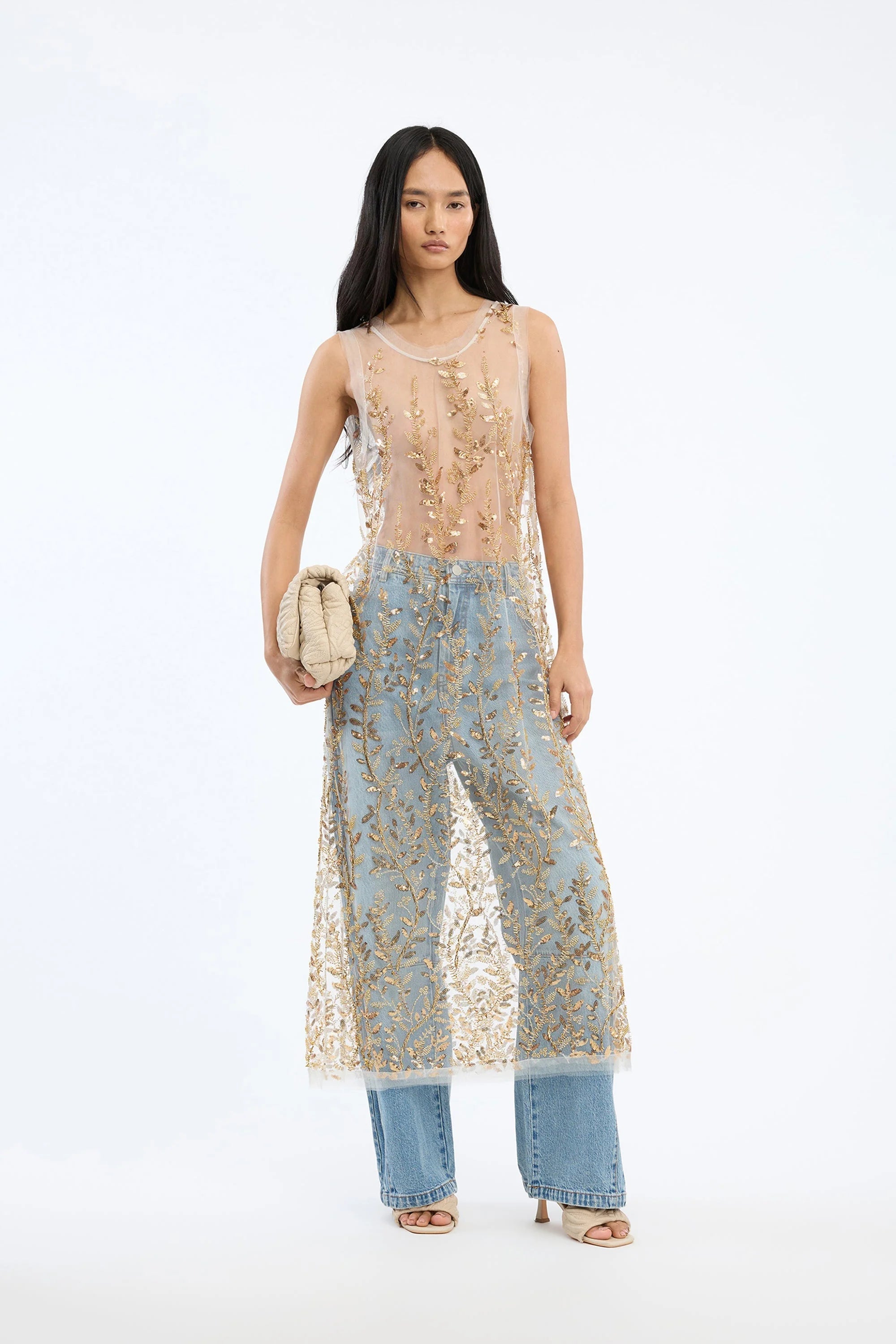 MUNTHE Dress "Barika" gold