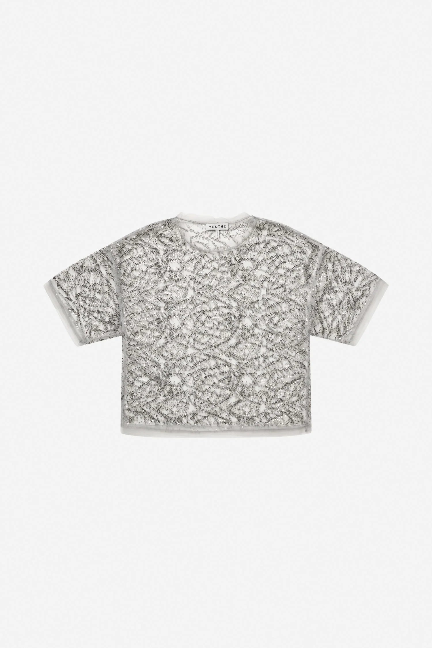 MUNTHE Top "Vun" gun metal