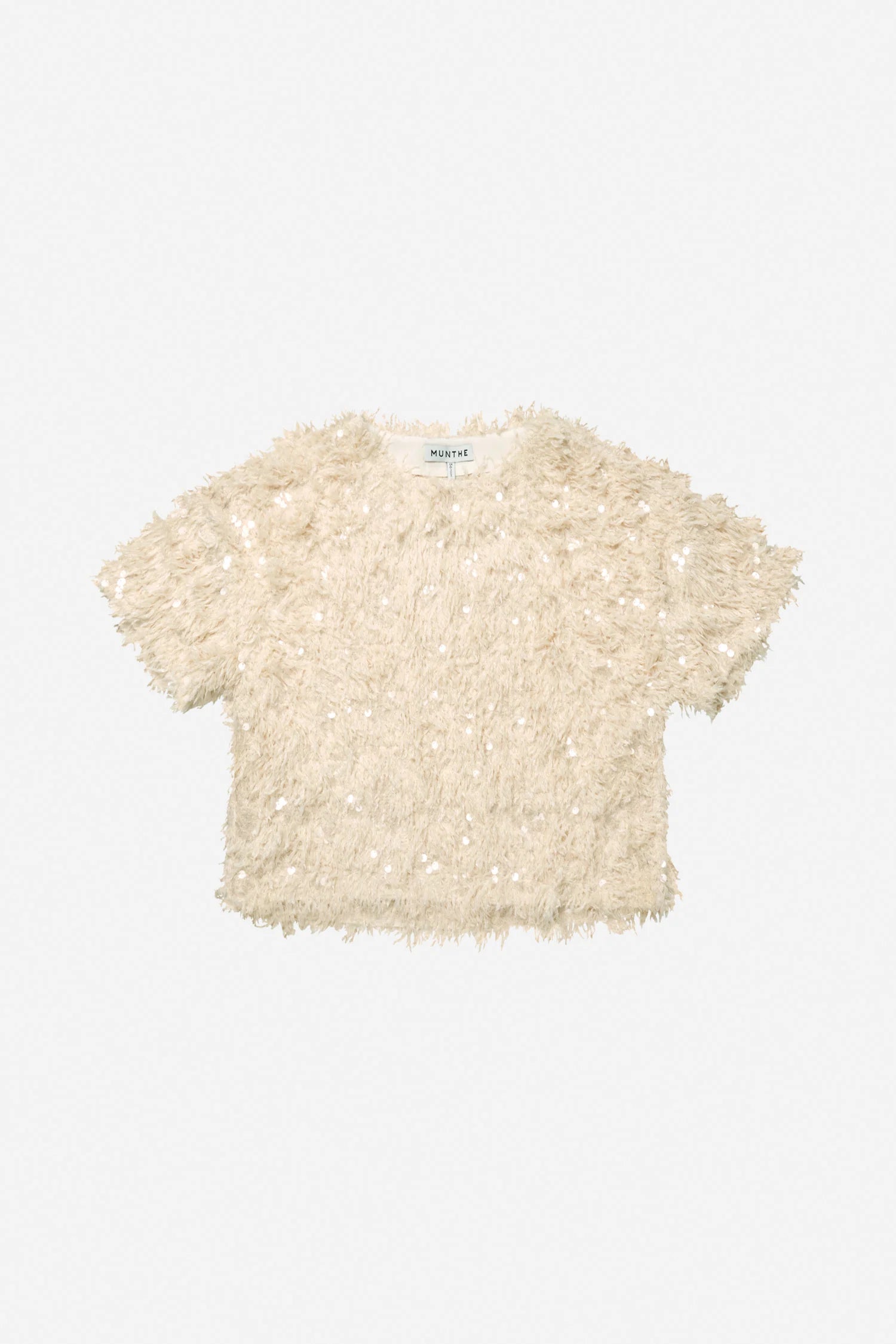 MUNTHE Top "Valence" creme