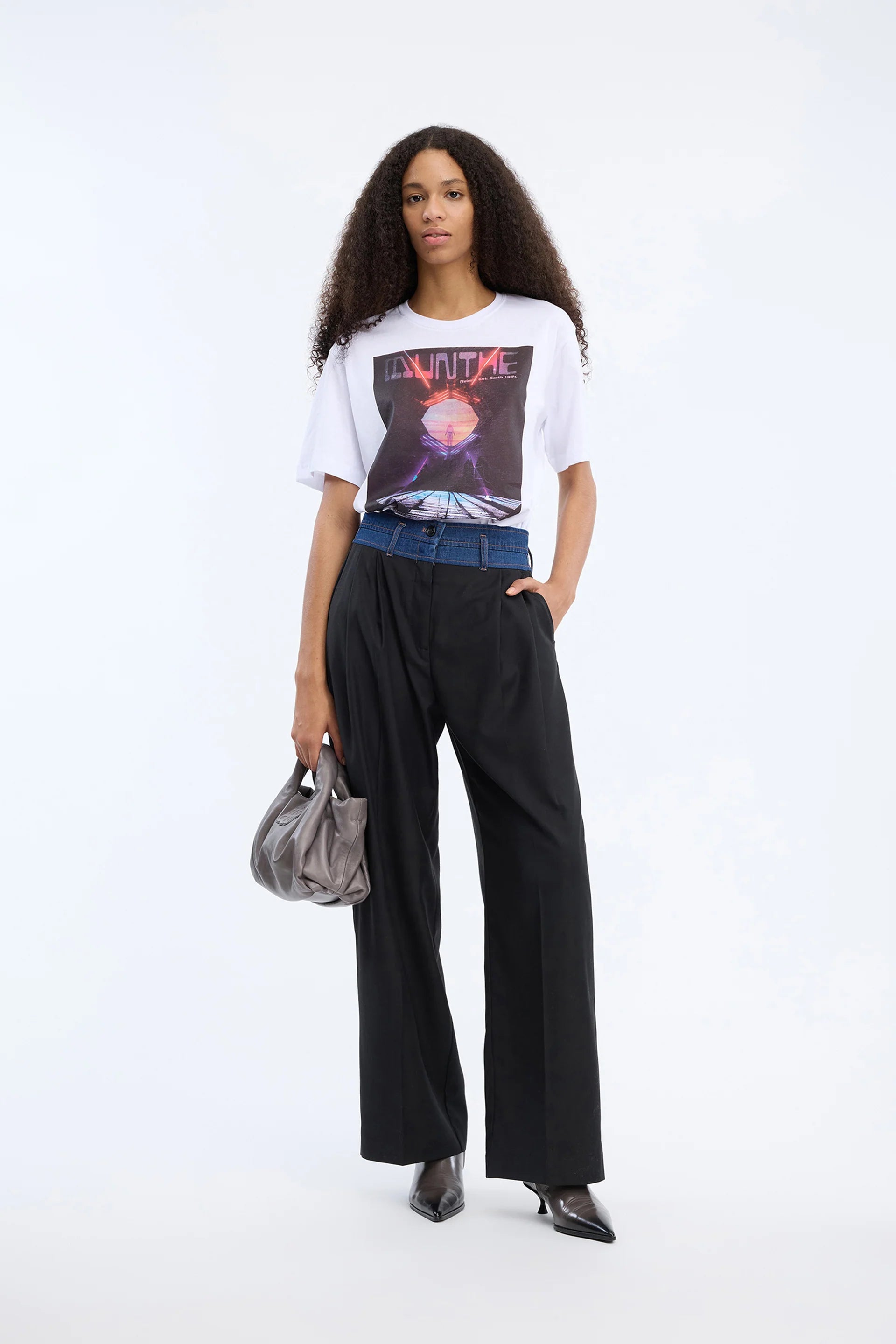 MUNTHE T-Shirt "Vicosa" white