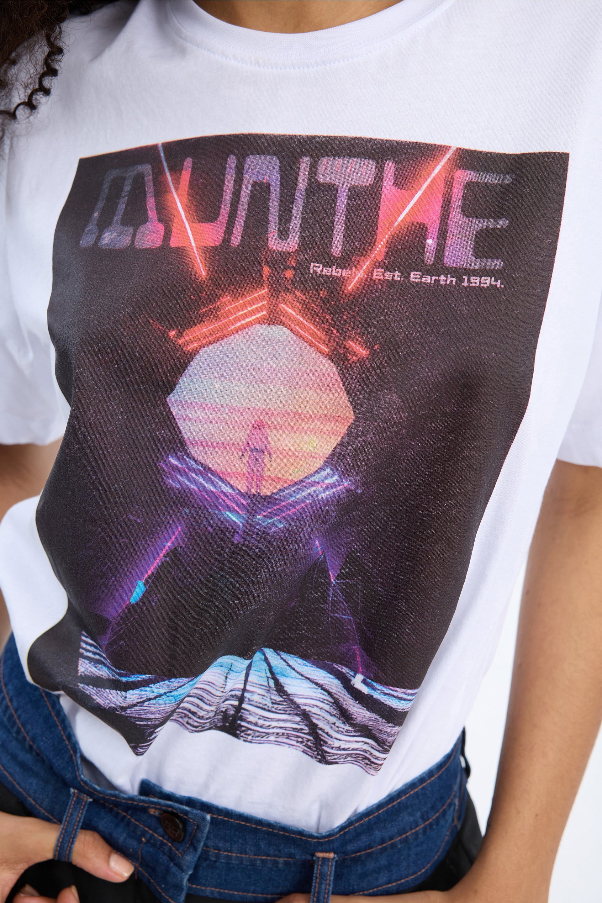 MUNTHE T-Shirt "Vicosa" white