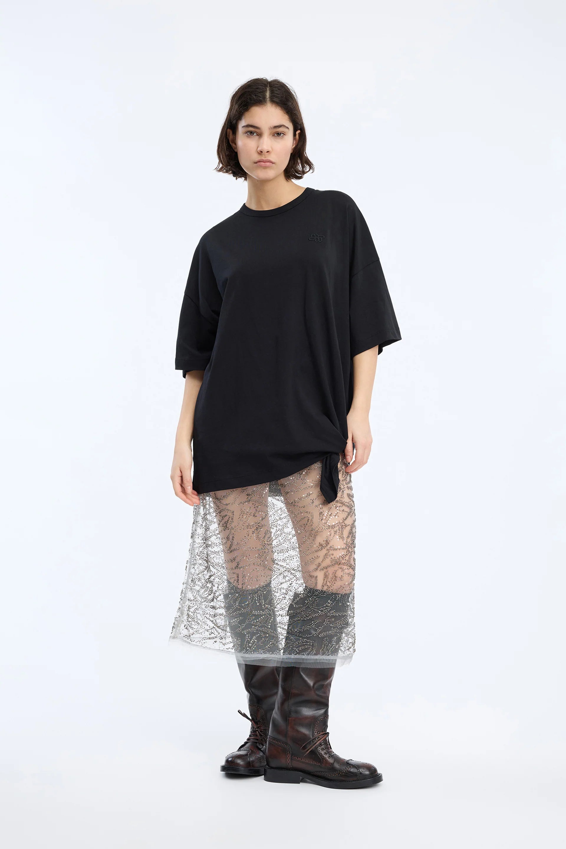 MUNTHE T-Shirt "Lanster" black