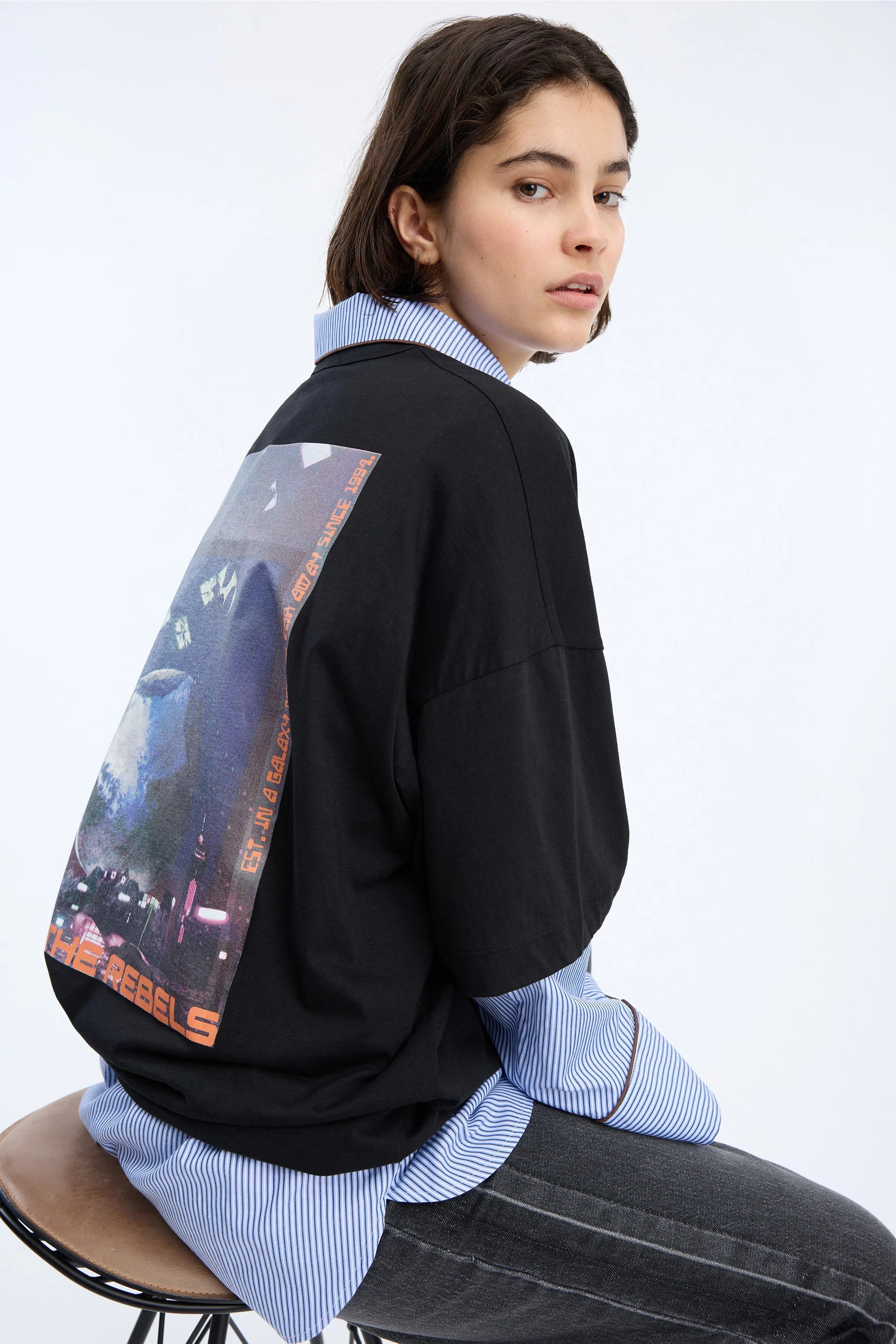 MUNTHE T-Shirt "Lanster" black
