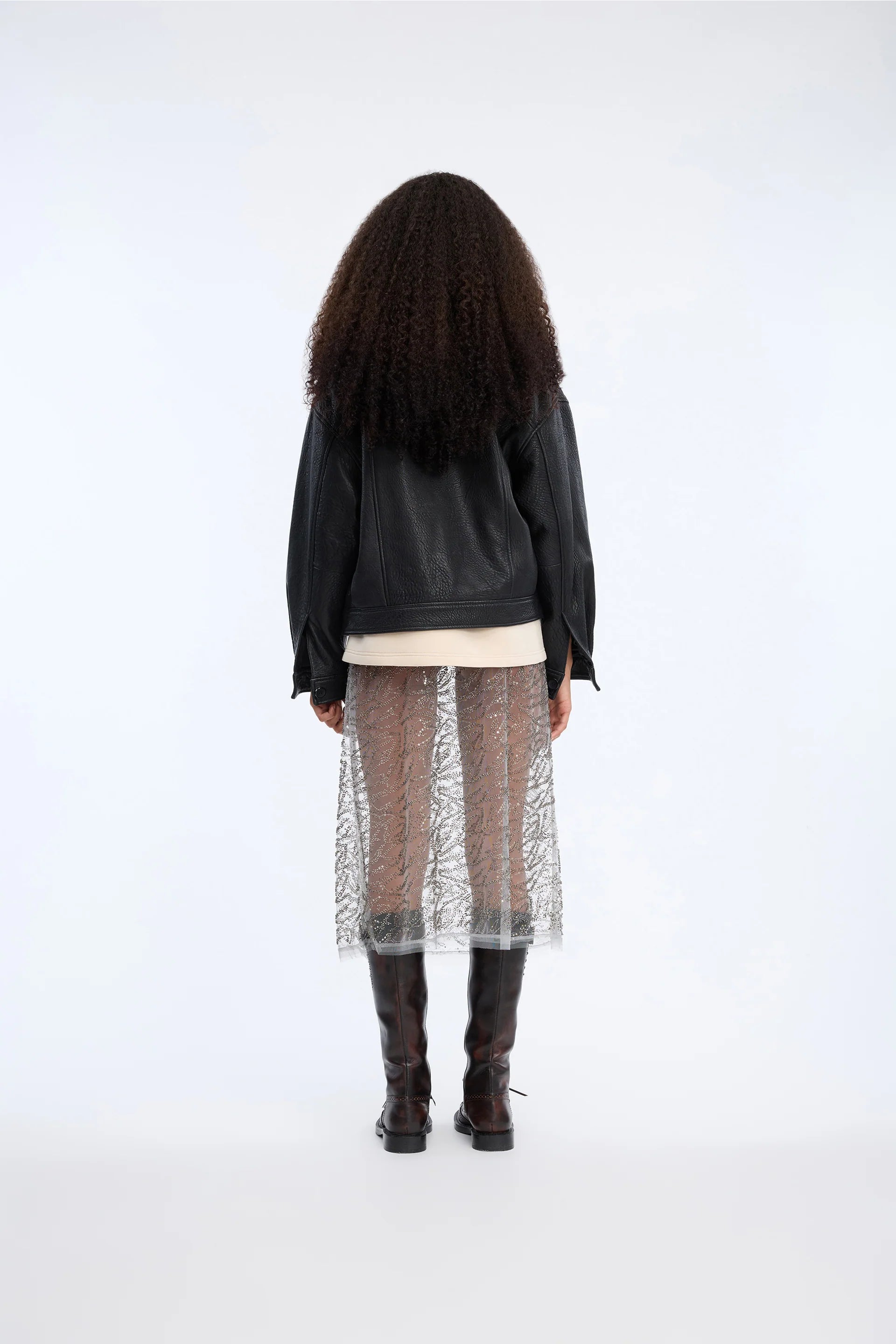 MUNTHE Skirt "Vatosha" gun metal