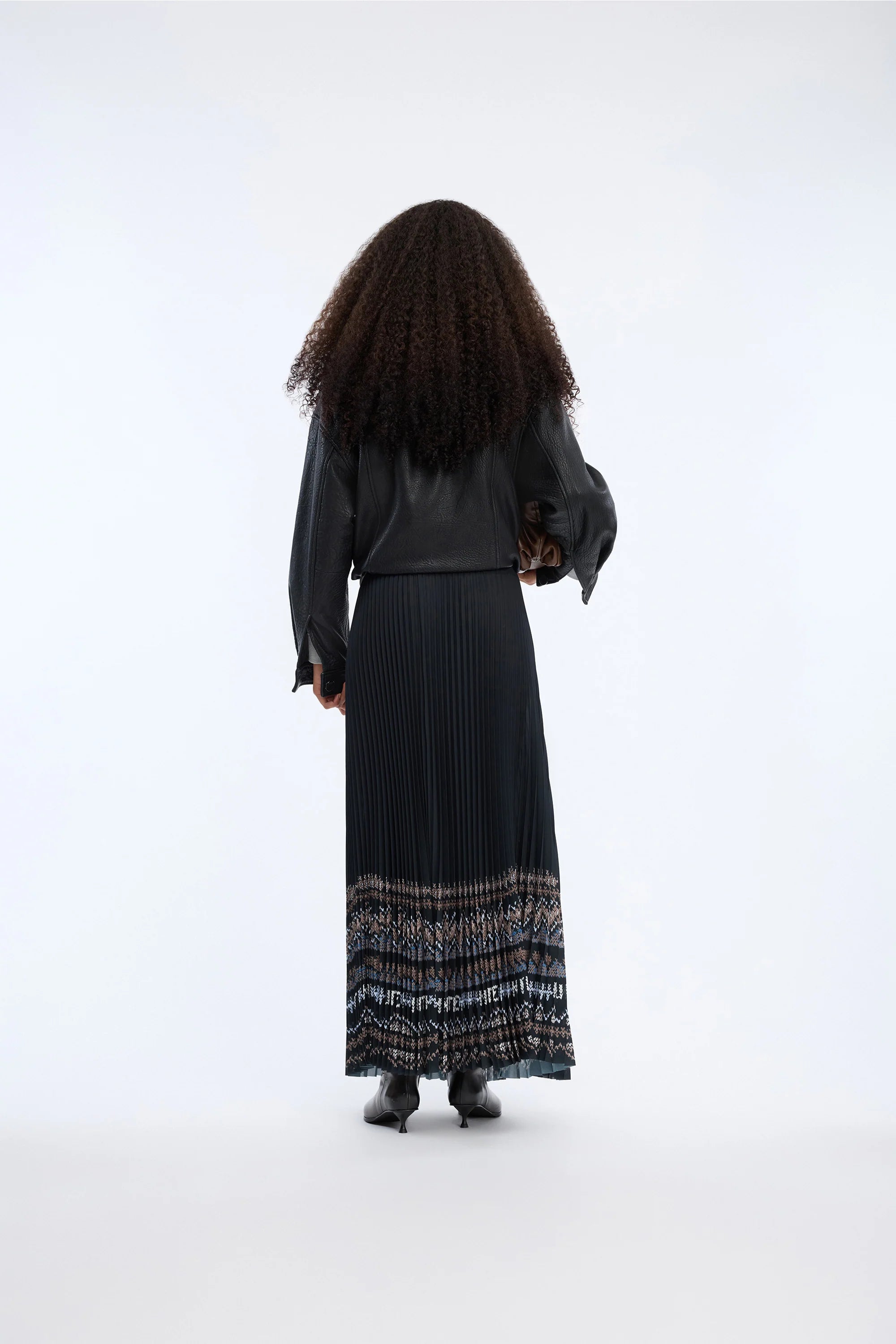 MUNTHE Skirt "Taulla" print black