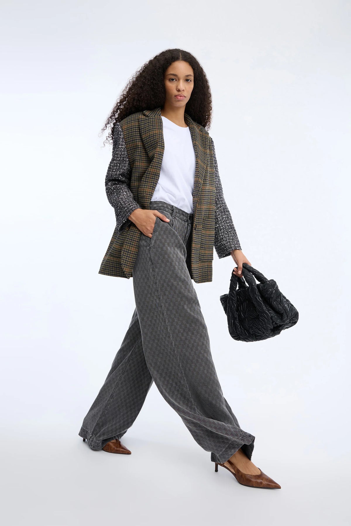 MUNTHE Pants "Ronan" charcoal