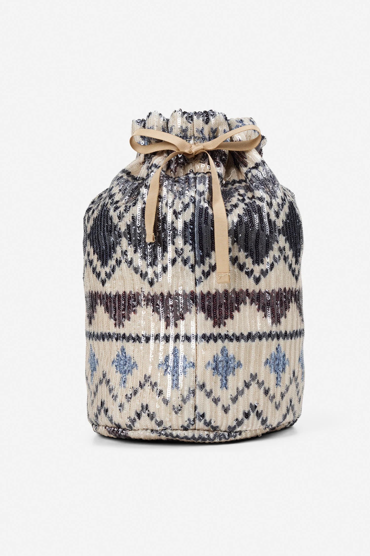 MUNTHE Bag "Valhal" print camel