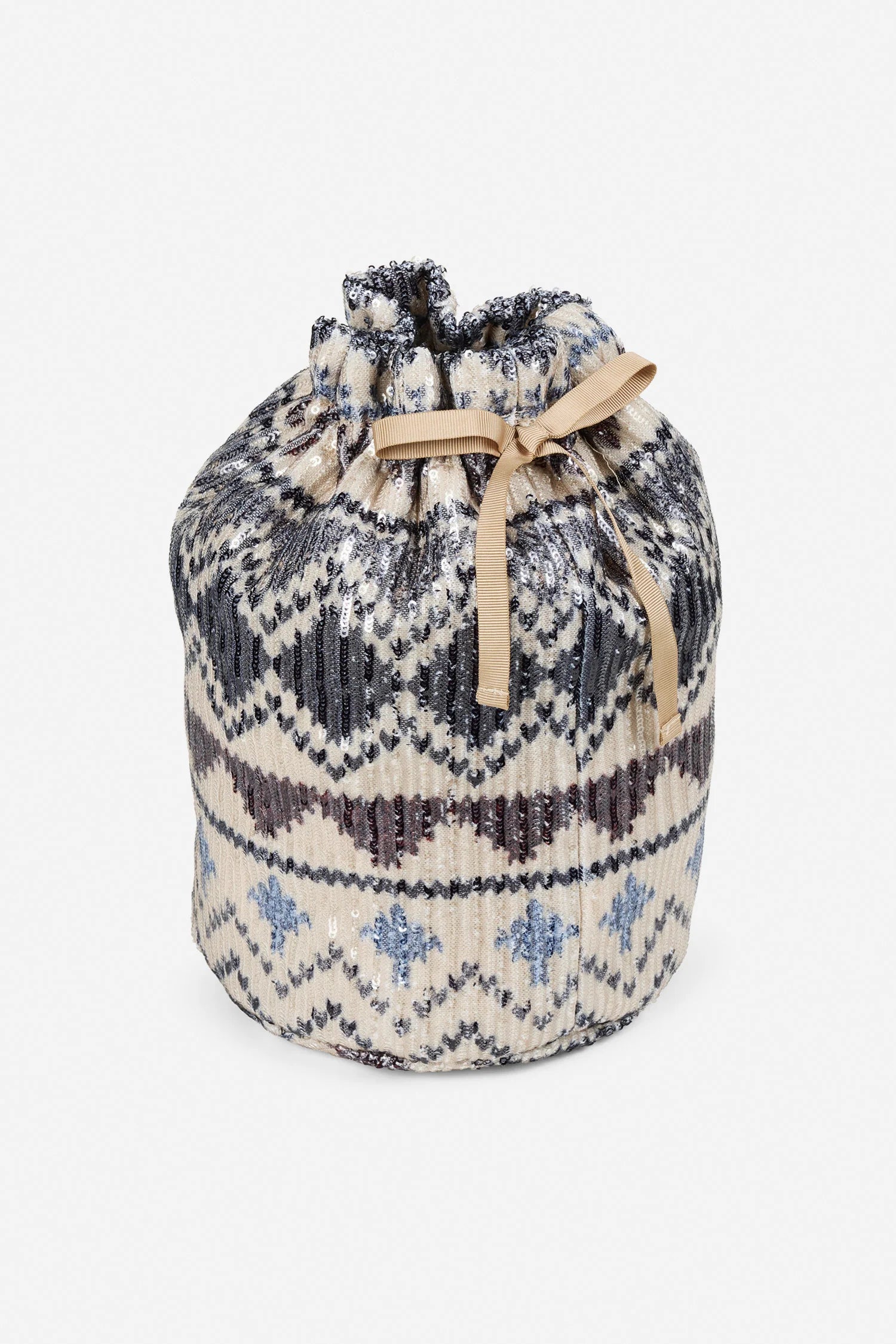 MUNTHE Bag "Valhal" print camel