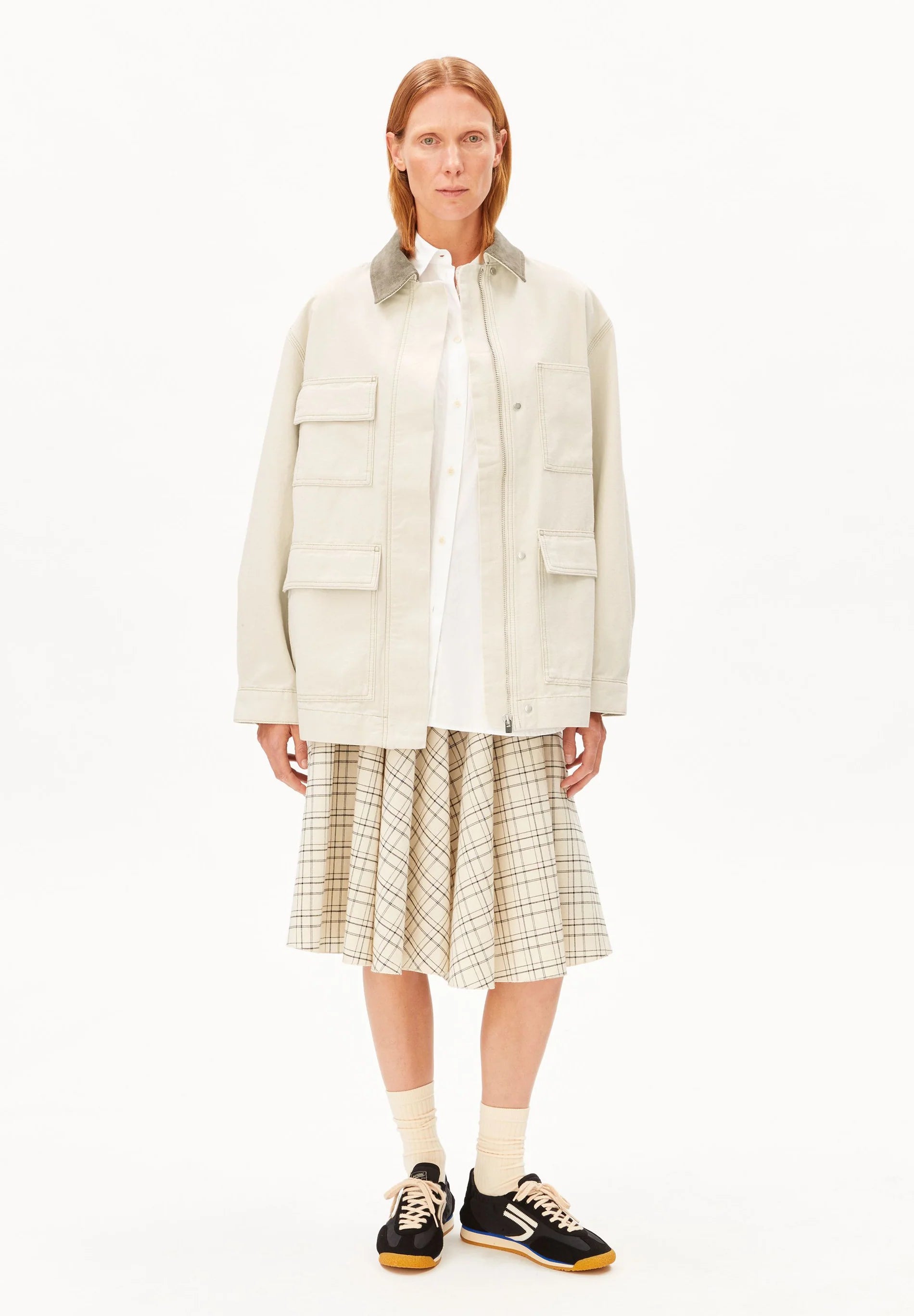 ARMEDANGELS Jacket "Workwear Canvas" undyed