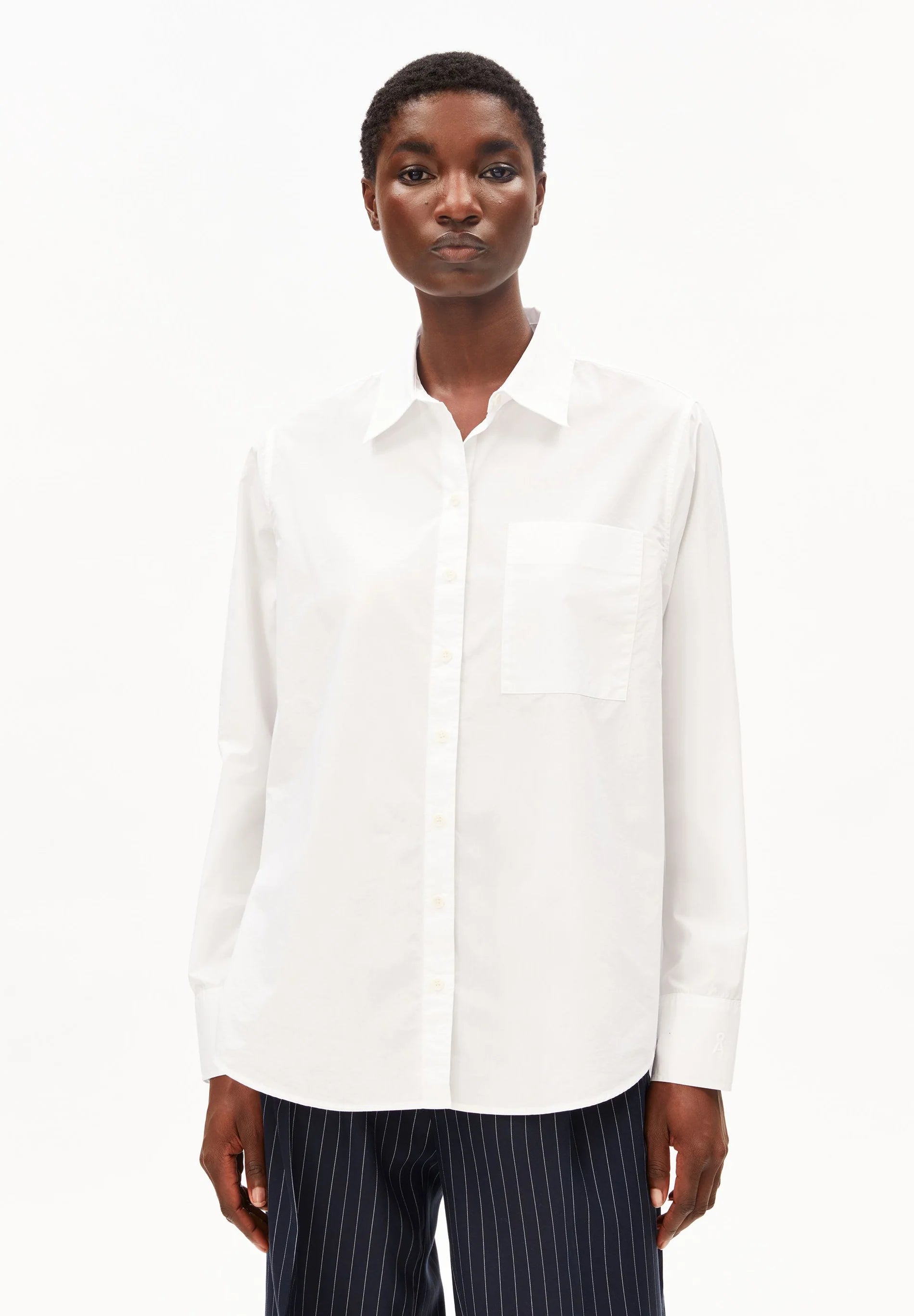 ARMEDANGELS Shirt Poplin white