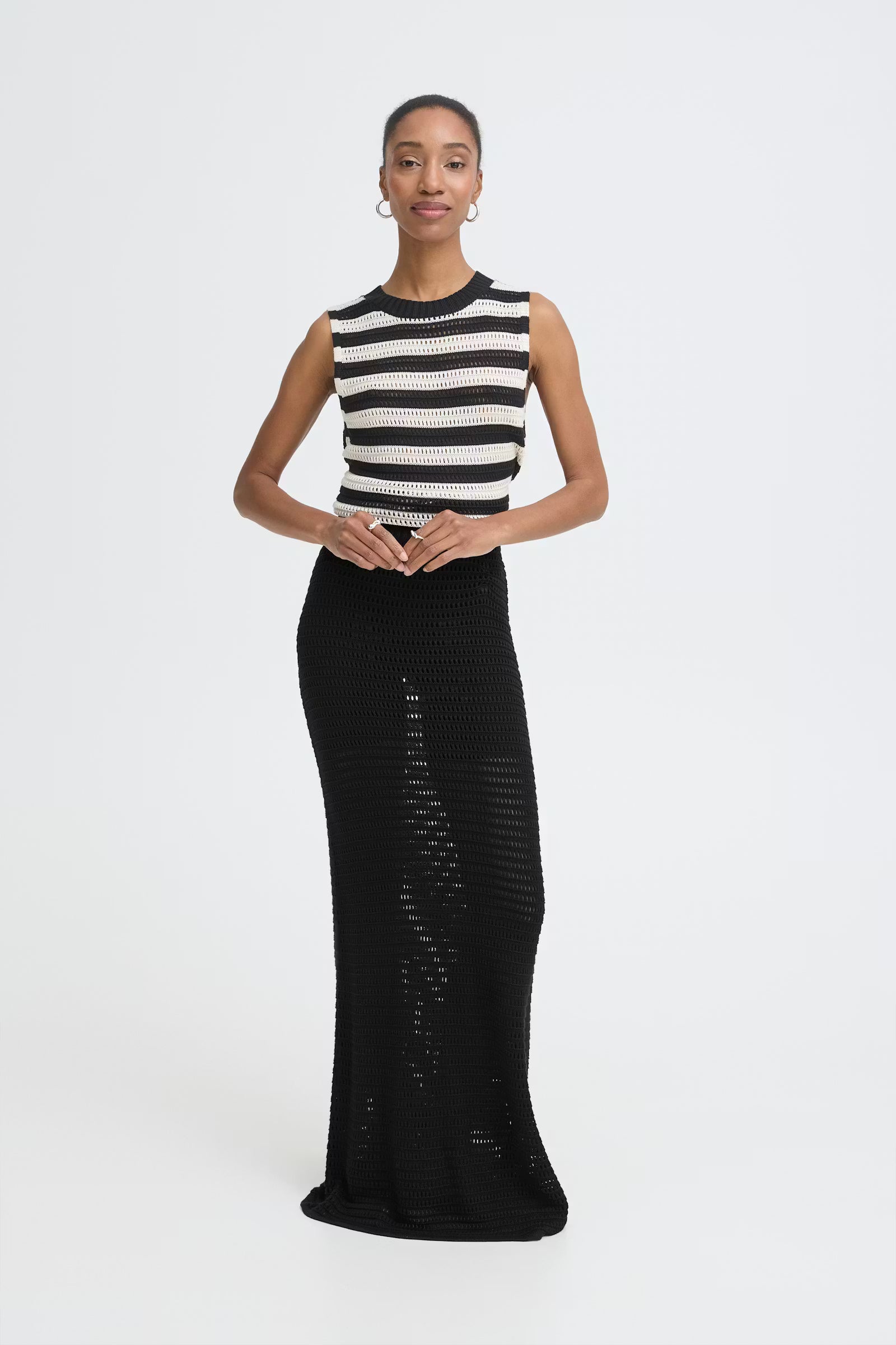 ICHI Skirt "Betues" black