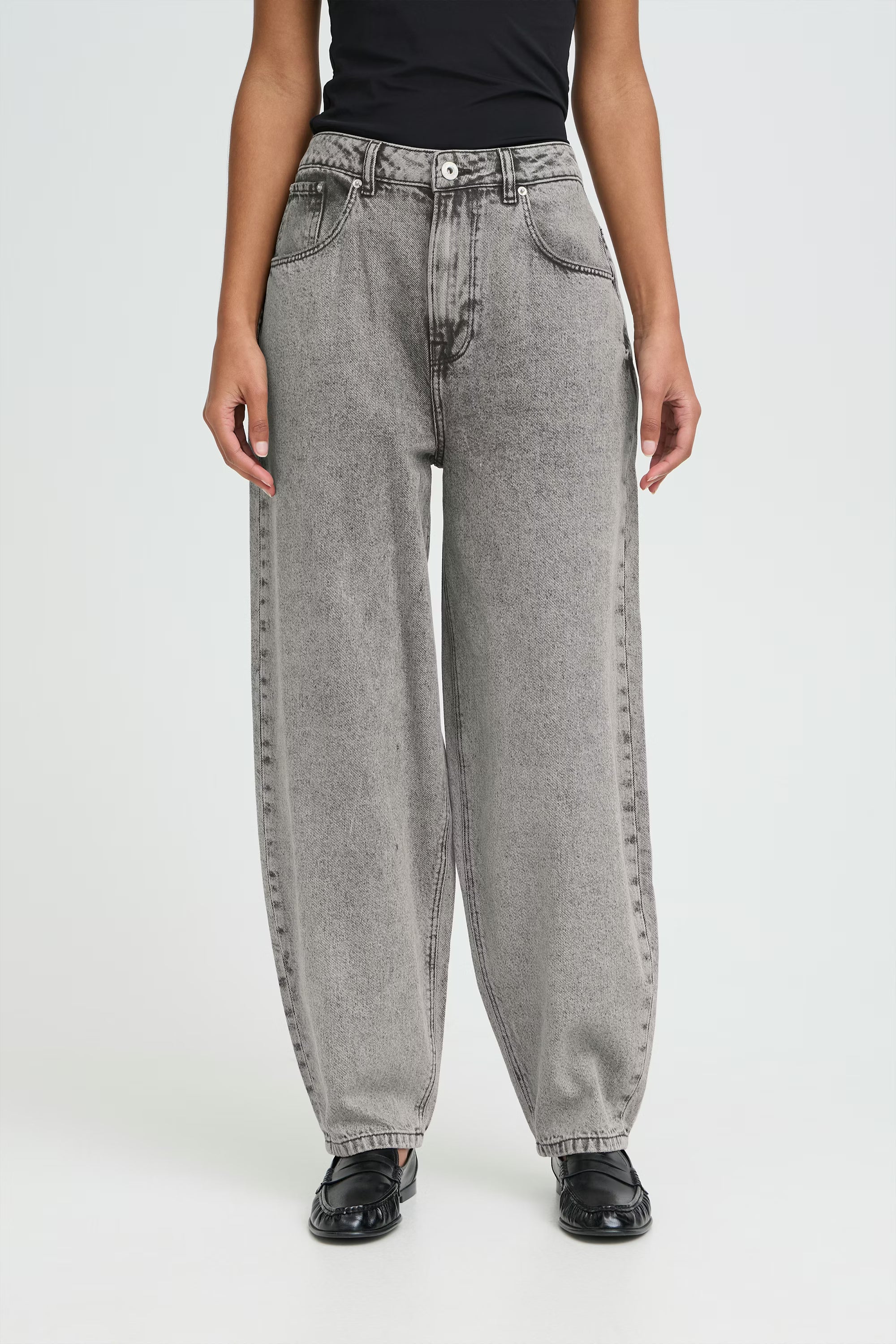 ICHI Jeans "Berisel" black stone washed