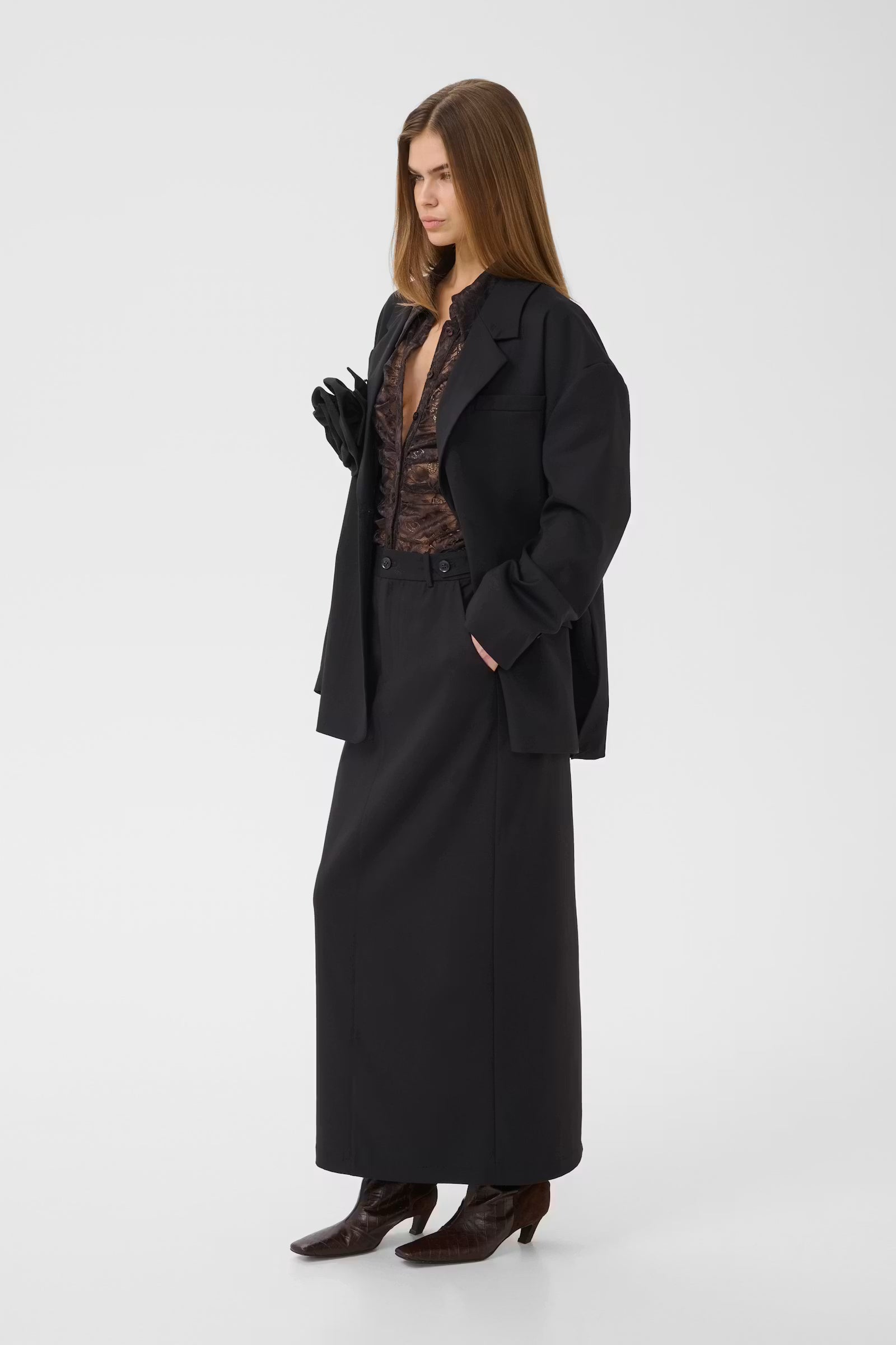 GESTUZ Oversize Blazer "Paula" black